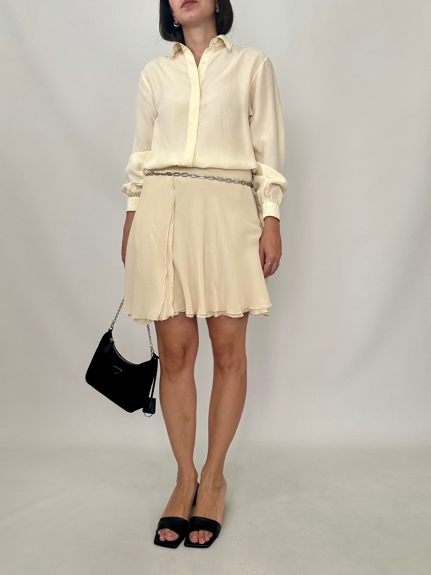 Textured Pure Silk Shirt