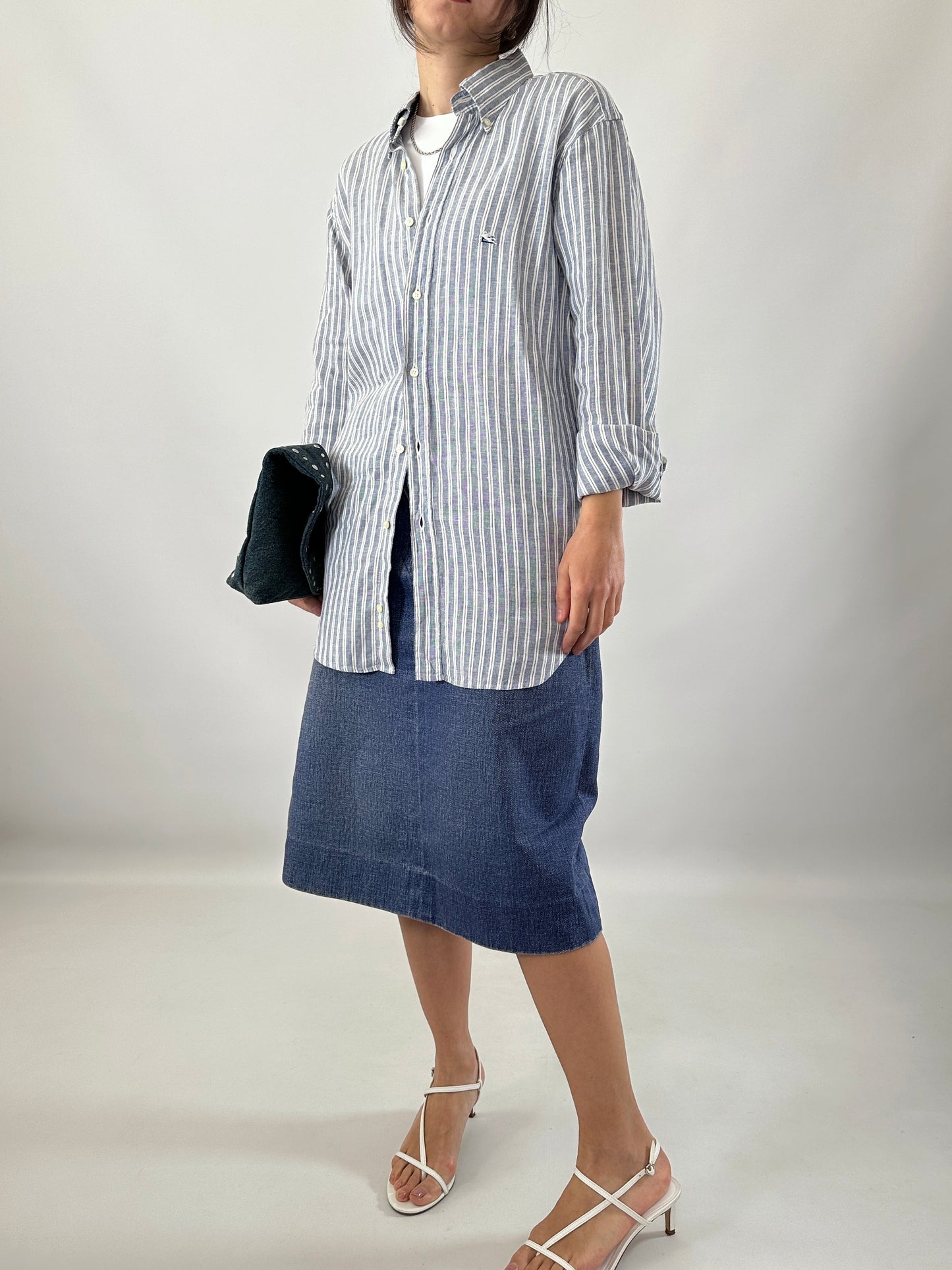 Etro striped linen shirt