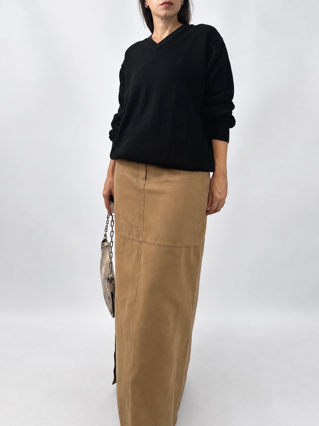 100% Cotton V-Neck Sweater