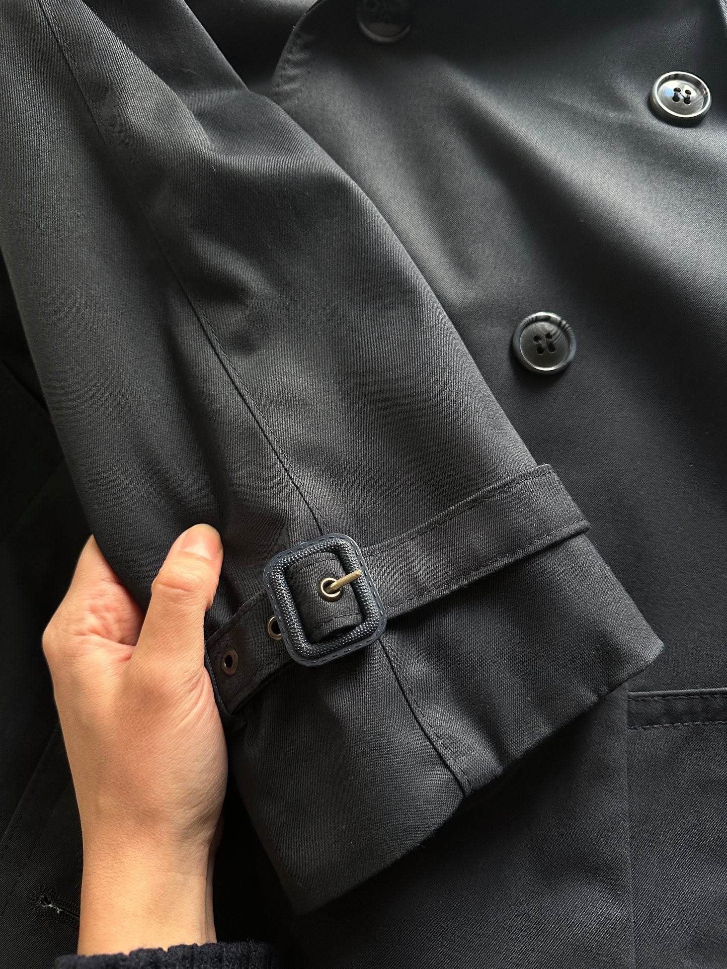 Classic Trench Coat with Removable Wool Lining