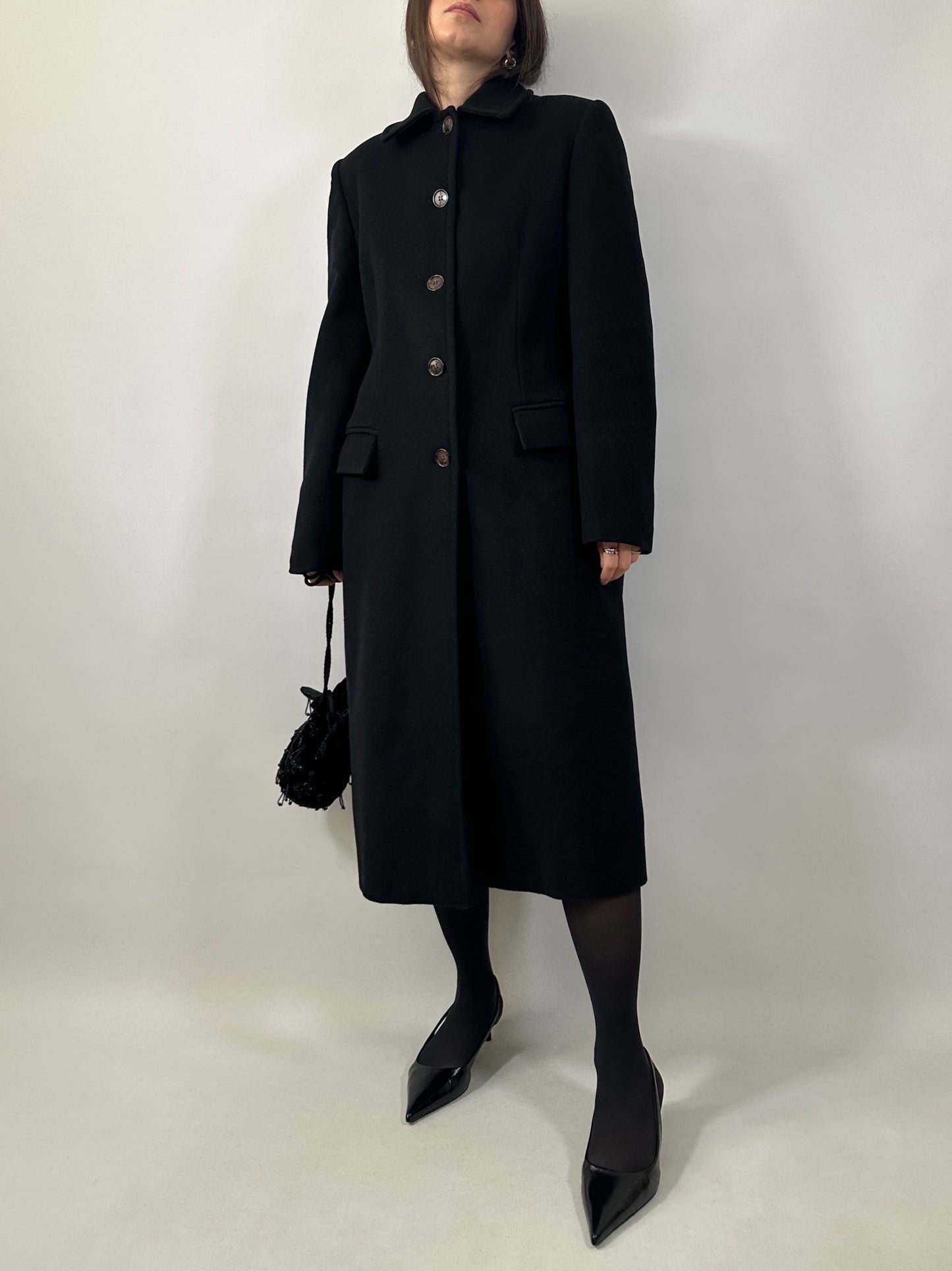 Classic Belted Wool and Cashmere Coat
