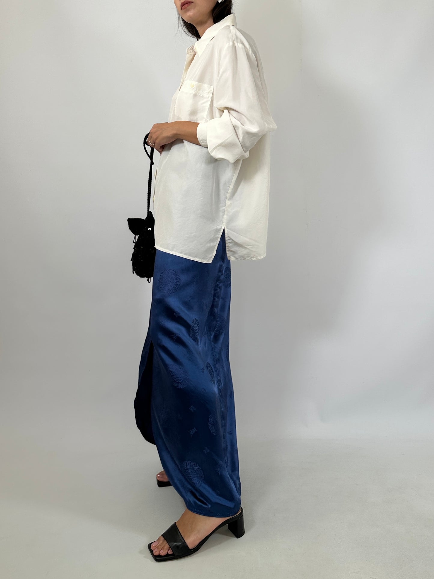 Essential Oversized Silk Shirt