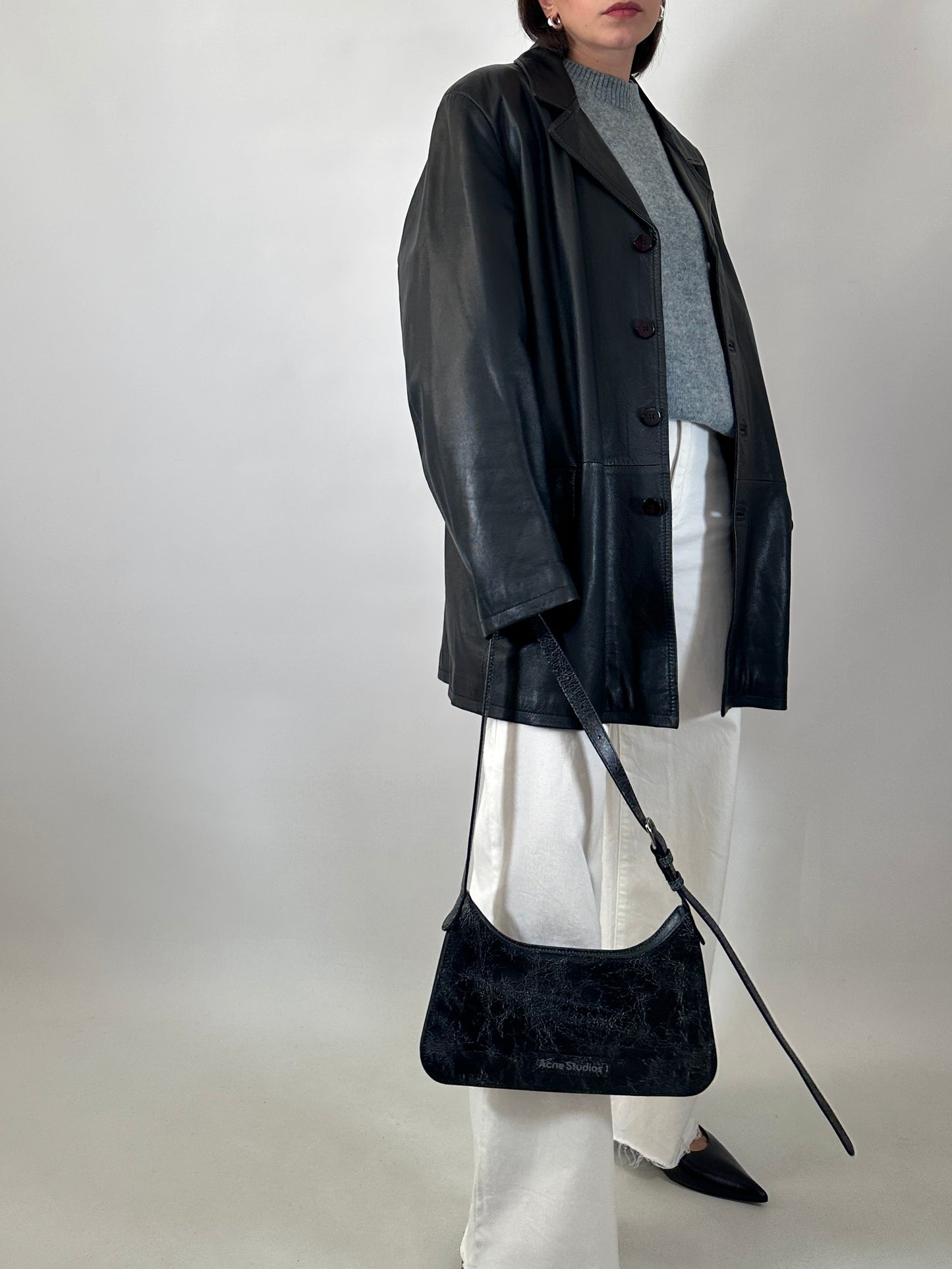 Classic soft leather jacket