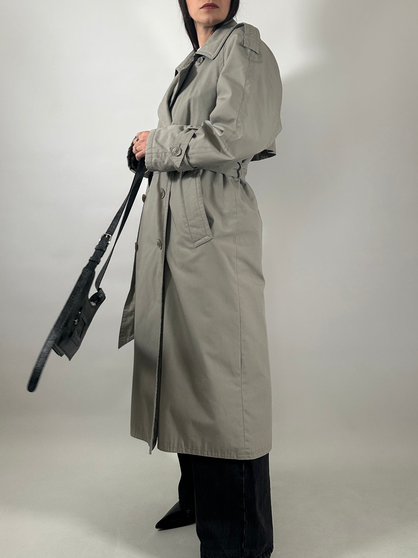 Vintage Trench Coat with Removable Lining