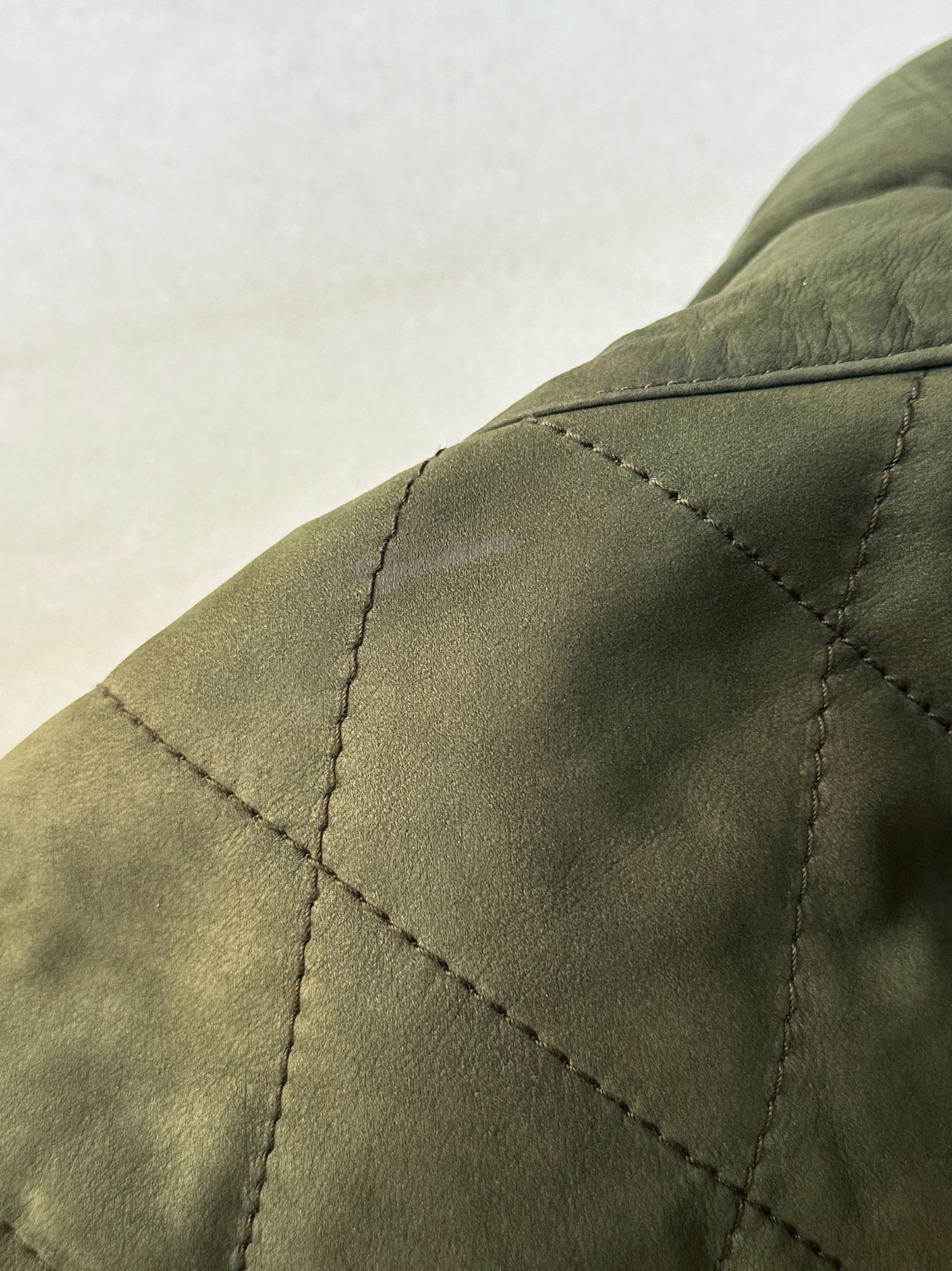 Tailor-made quilted leather jacket