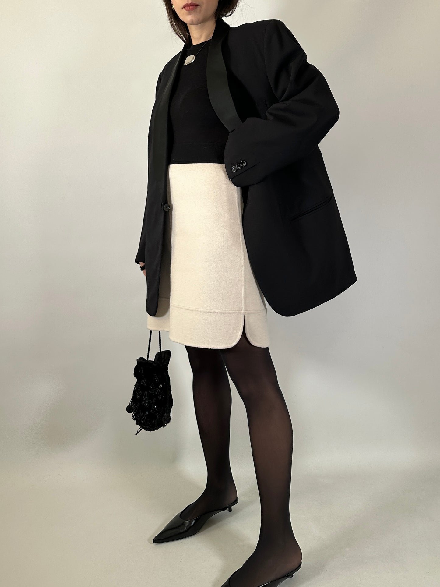 Max Mara Wool Mini Skirt