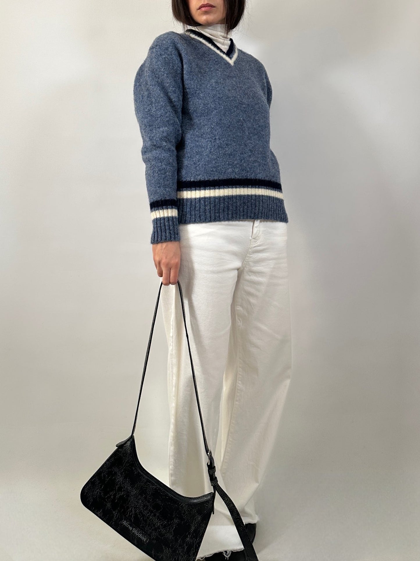 Preppy Shetland Wool Sweater