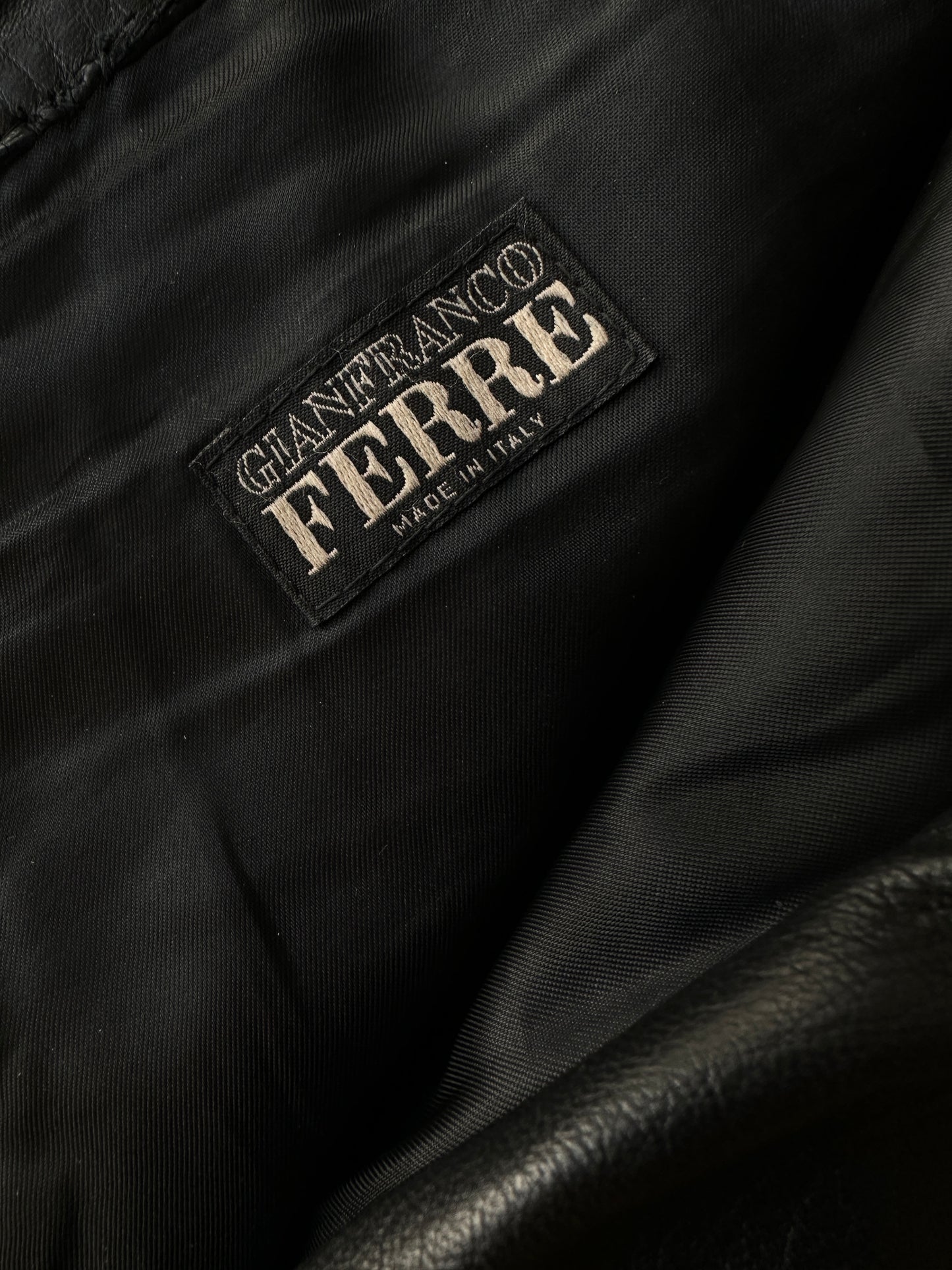 Gianfranco Ferré soft lambskin trousers