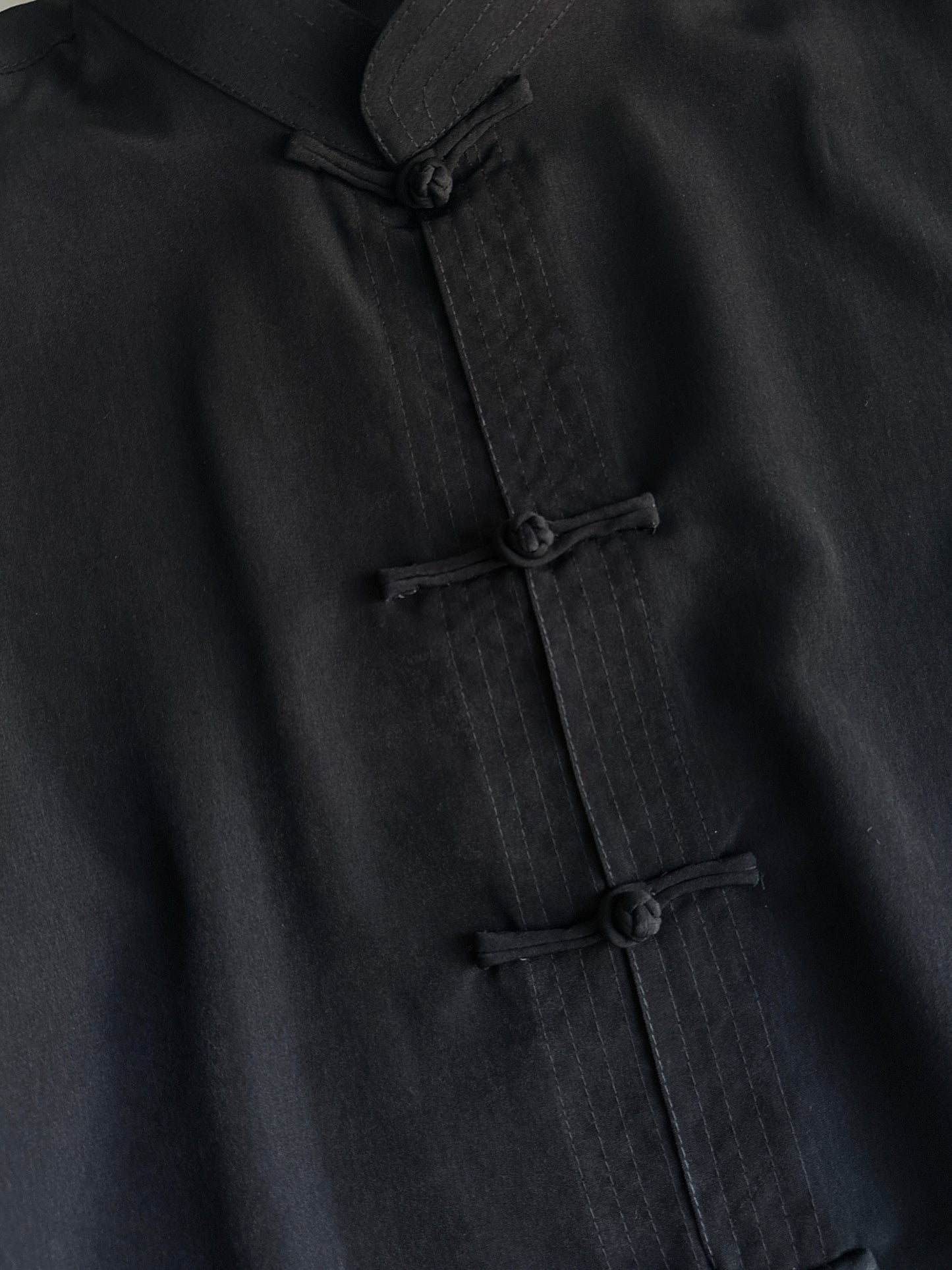 Black Silk Tang Set