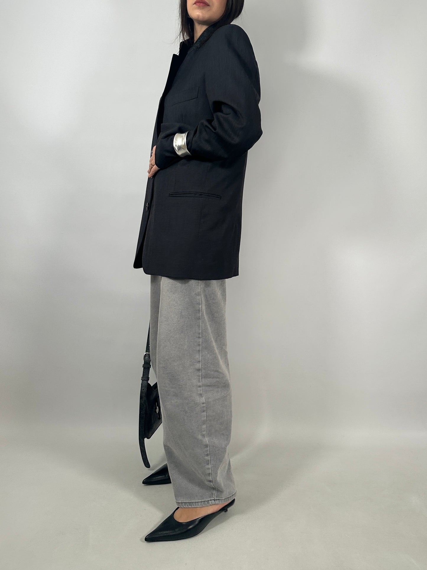 Vintage Tailored Wool Blazer