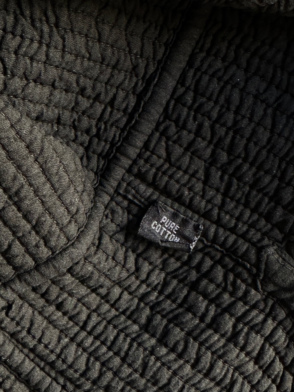 Textured Cotton Mandarin Jacket