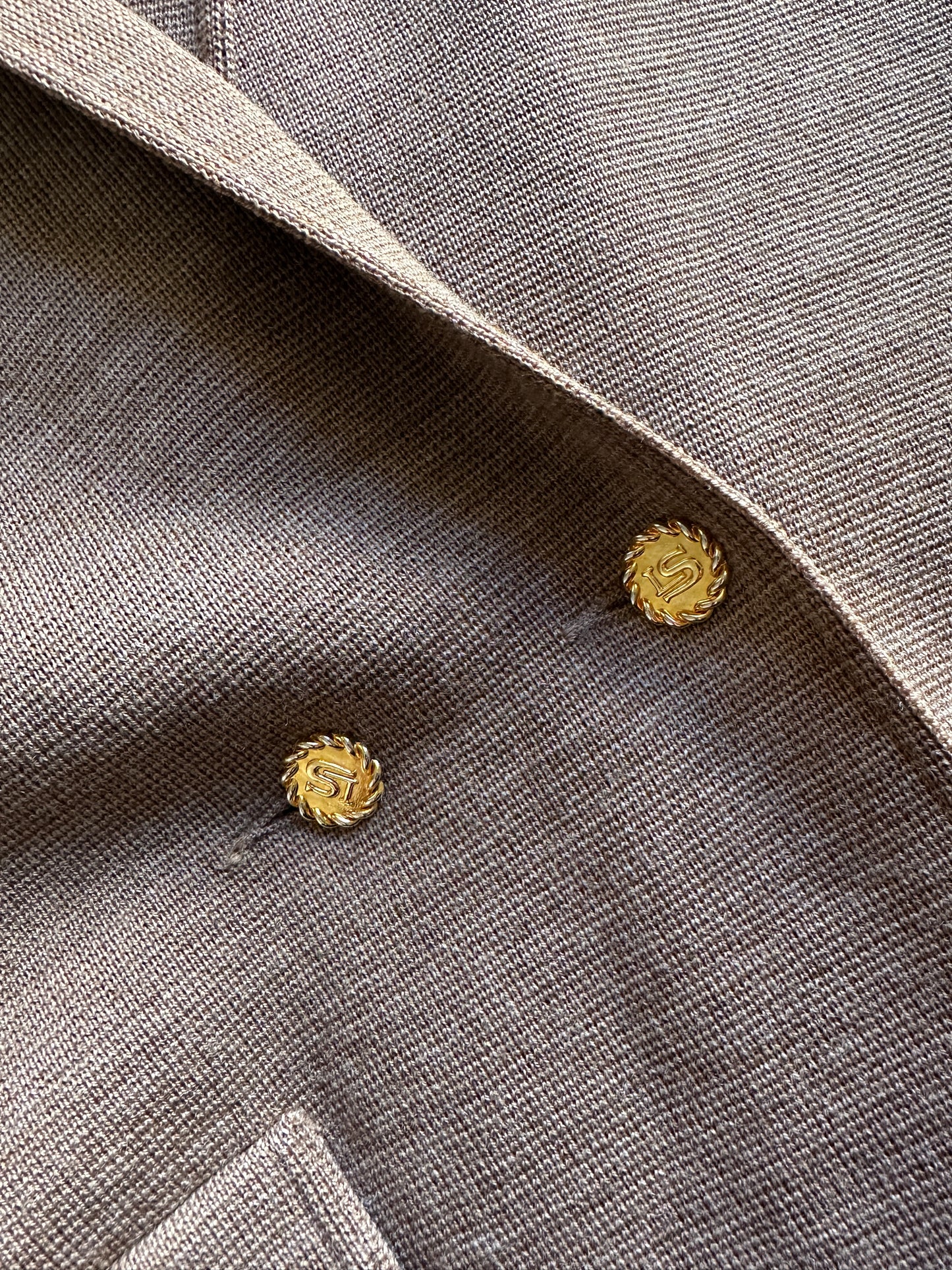 Vintage knitted wool jacket