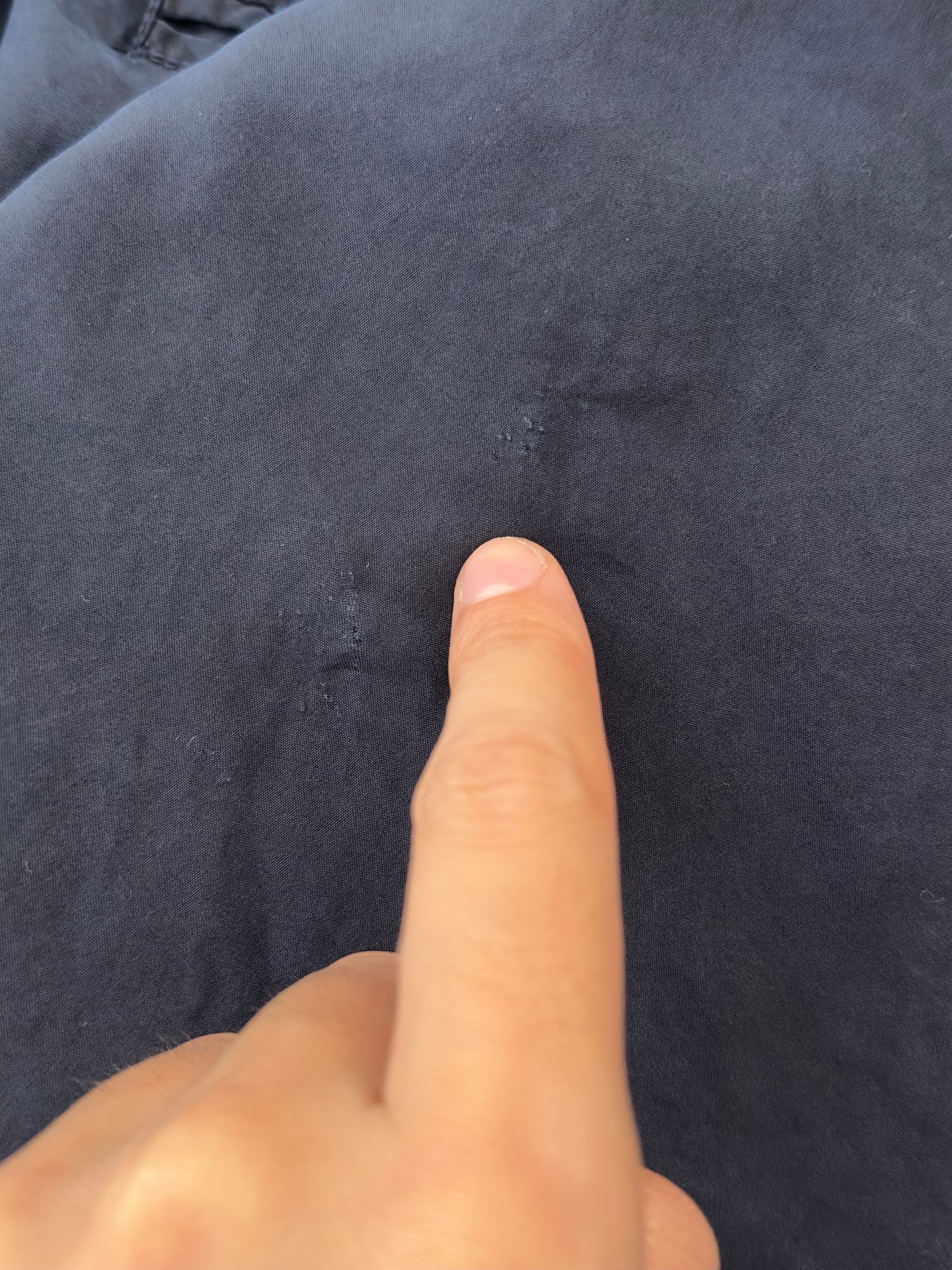 Pure silk carrot fit trousers