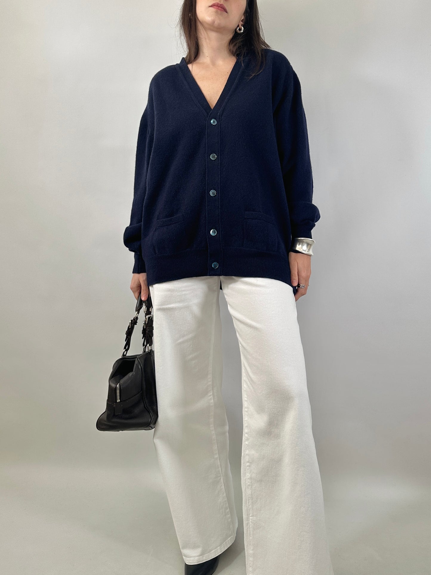 Luxury Geelong Lambswool Cardigan Made in Scotland