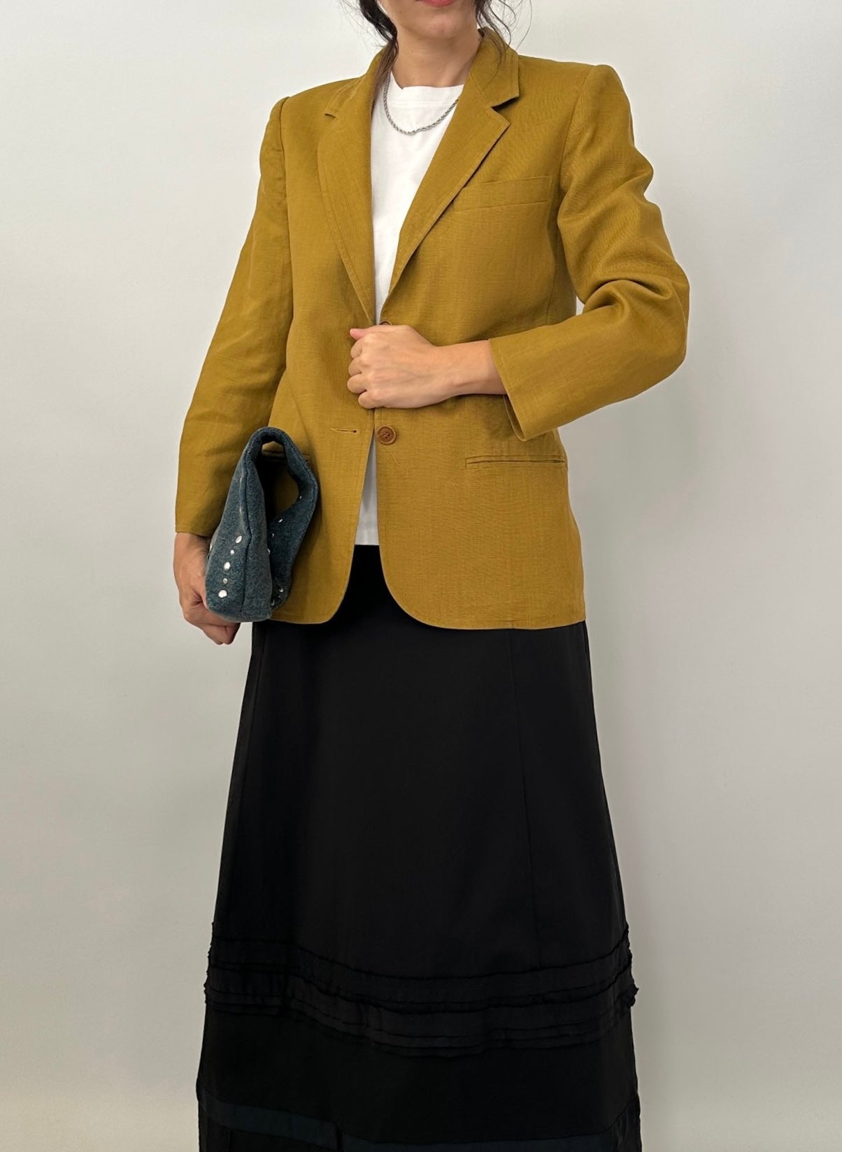 Marella vintage linen blazer