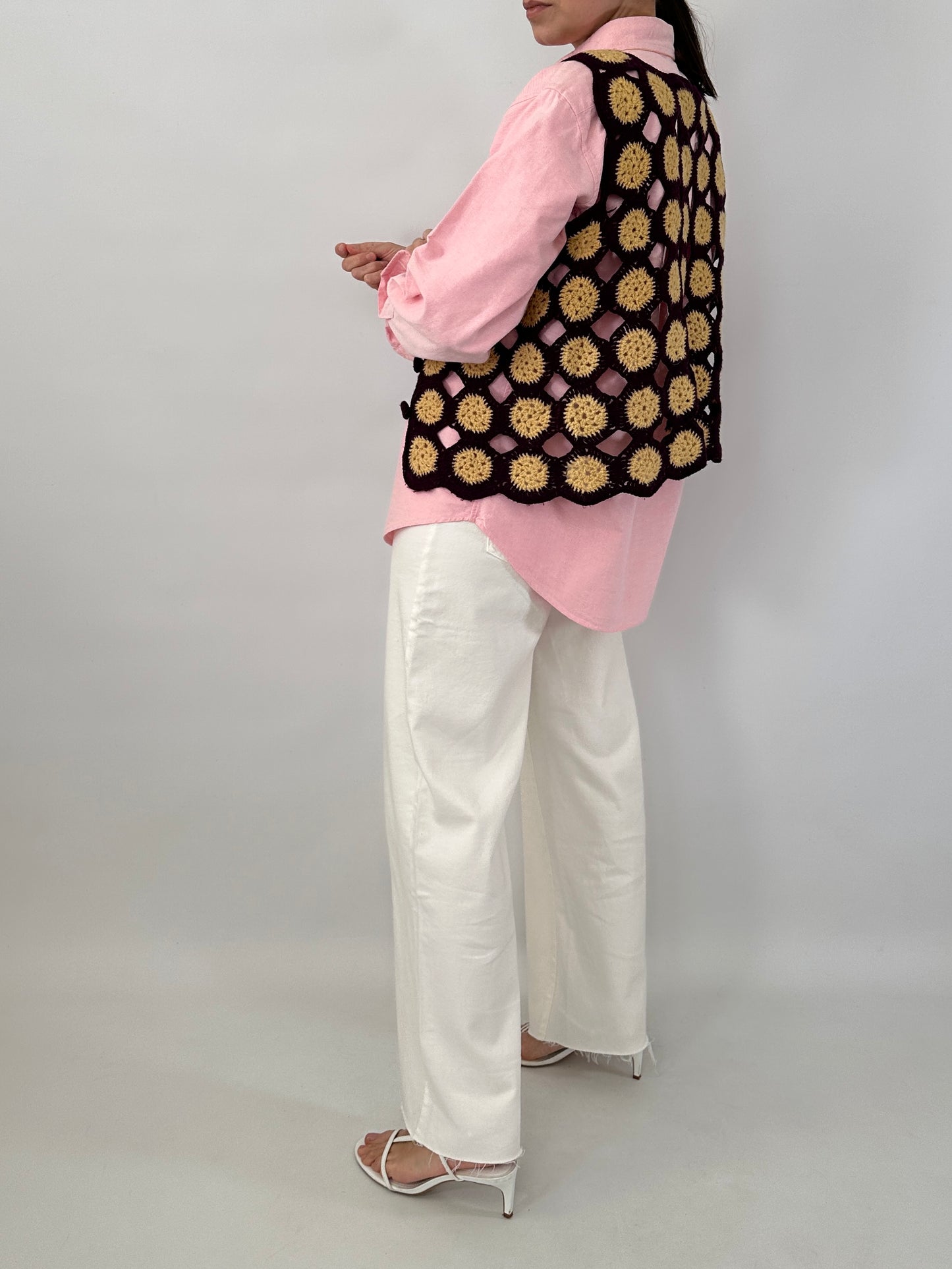 Handmade crochet vest