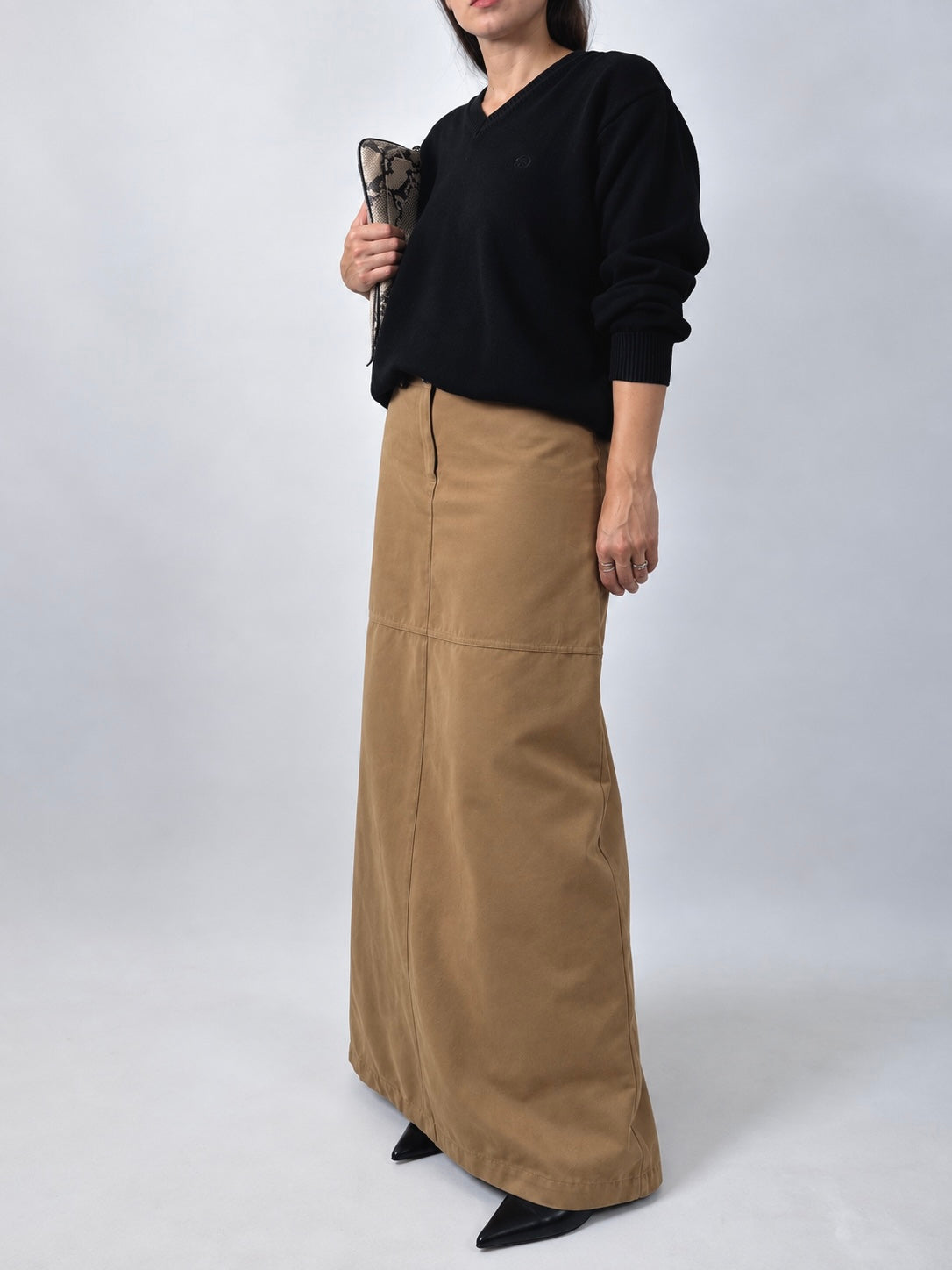 100% Cotton V-Neck Sweater