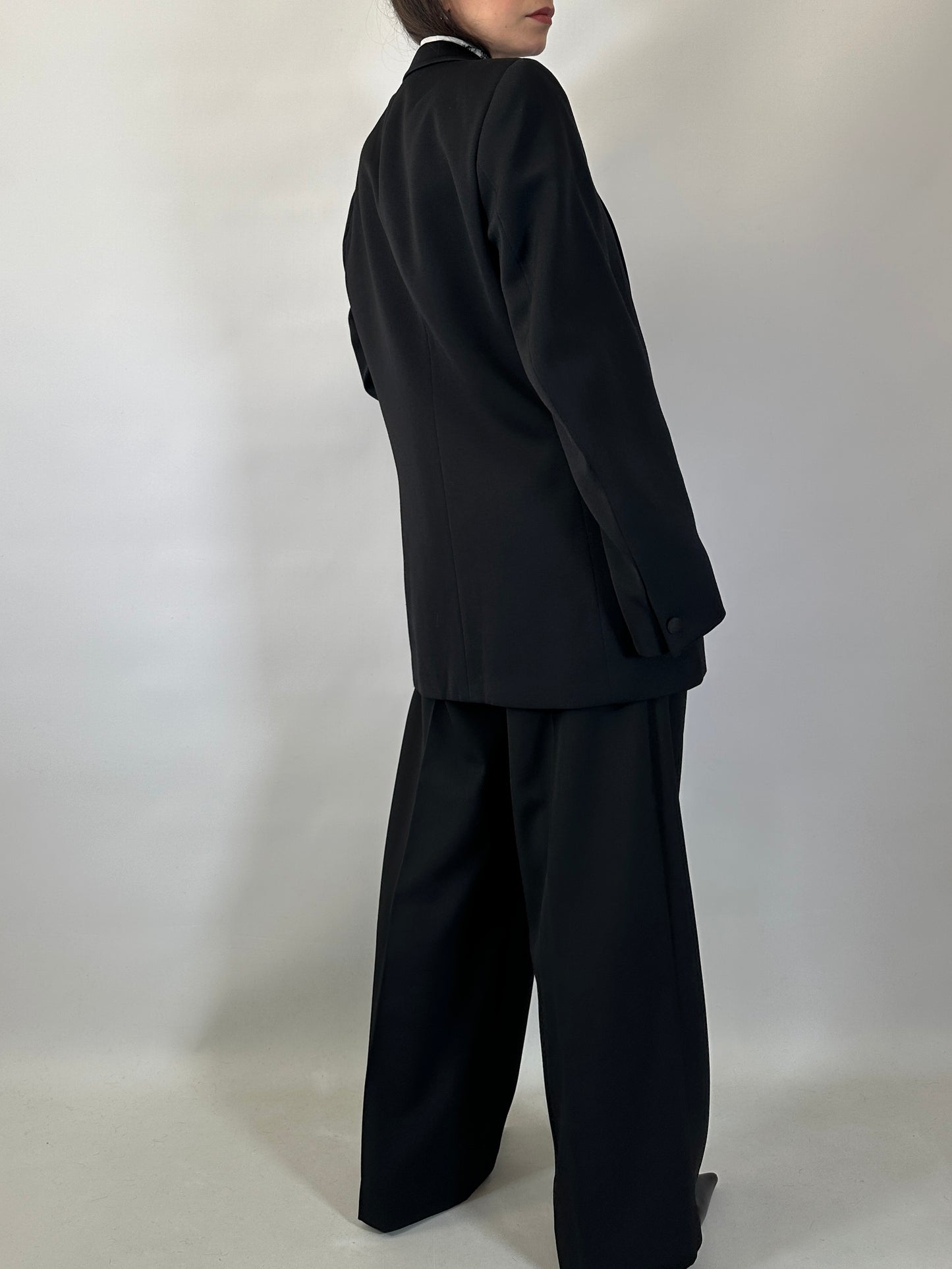 Vintage Black Tuxedo Blazer