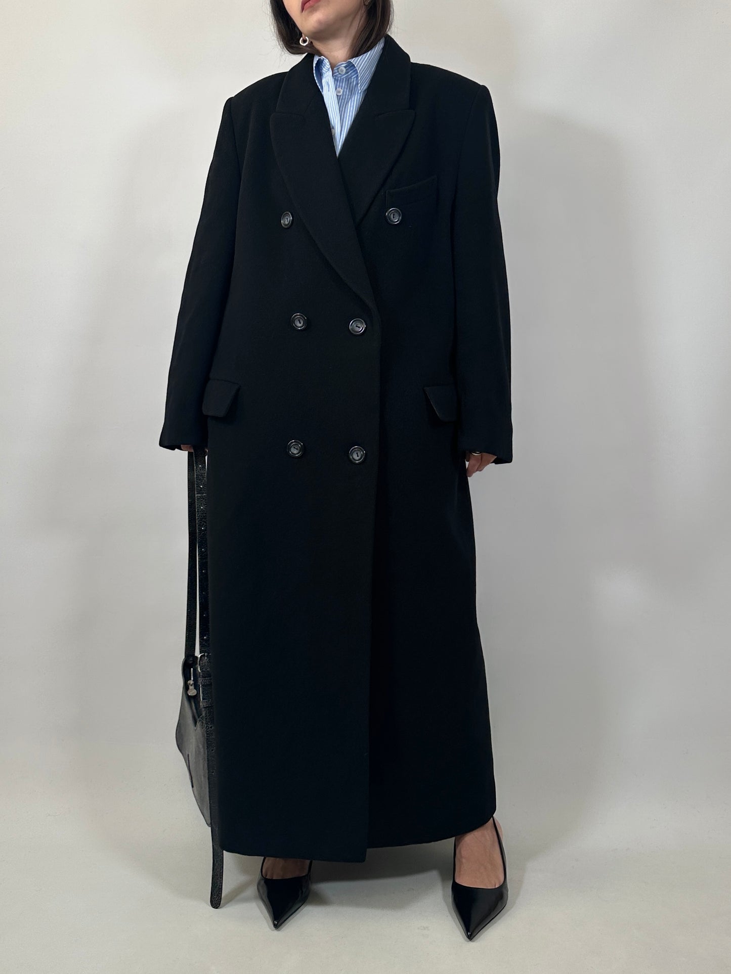 Vintage Extra Long Wool&Cashmere Coat