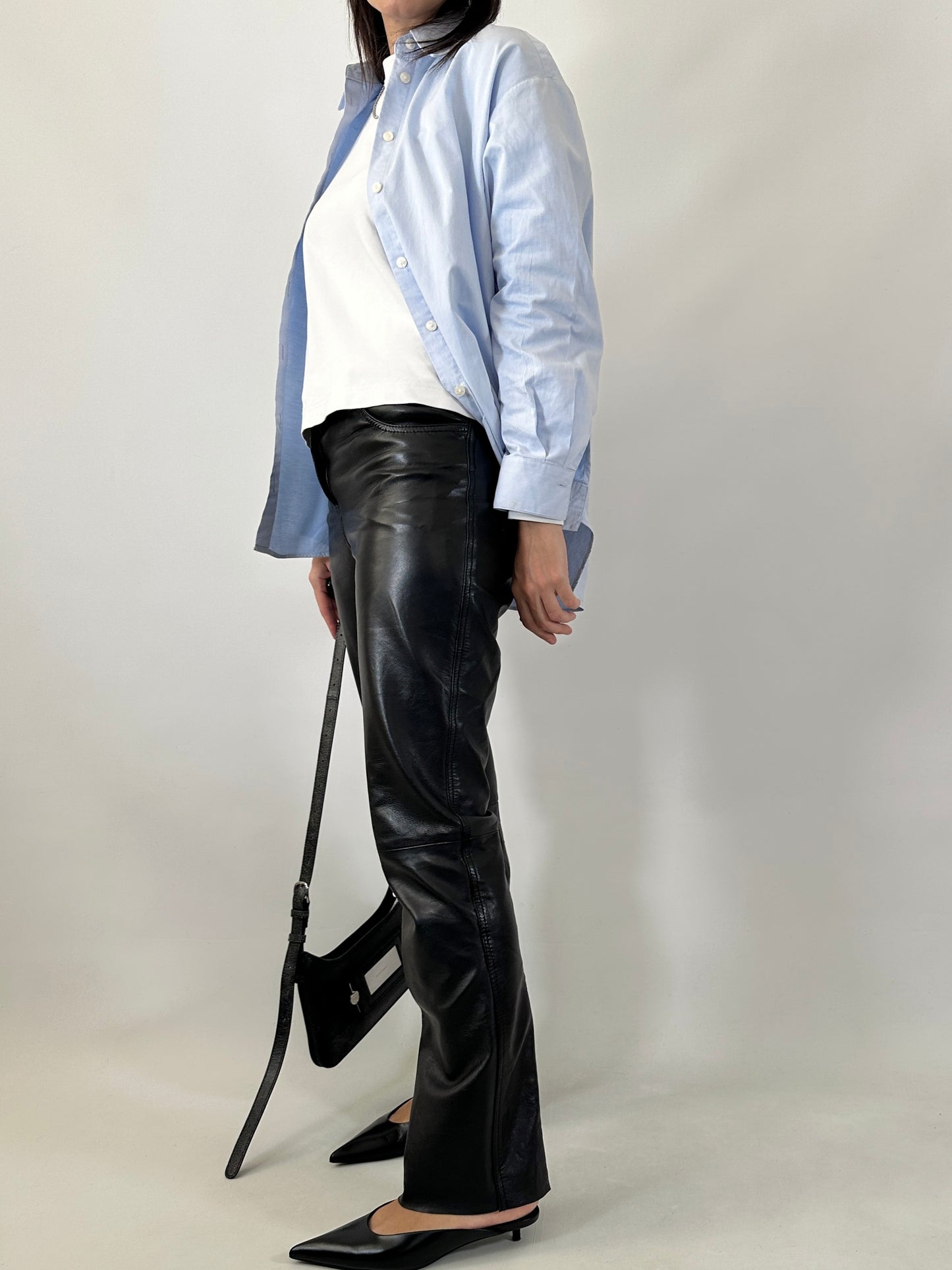 Gianfranco Ferré soft lambskin trousers
