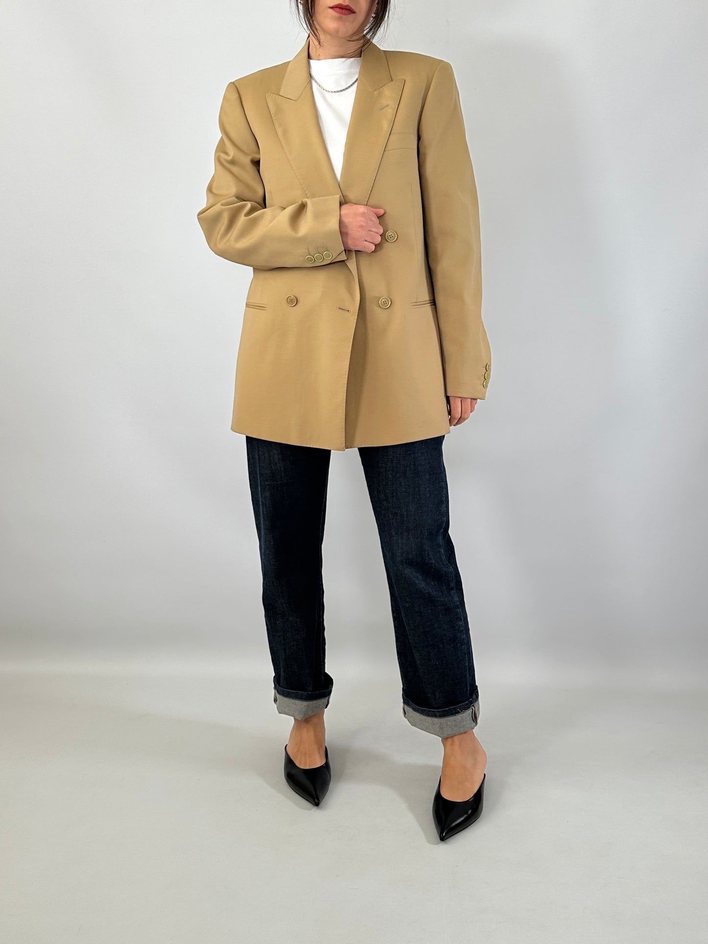 Double-breasted vintage blazer