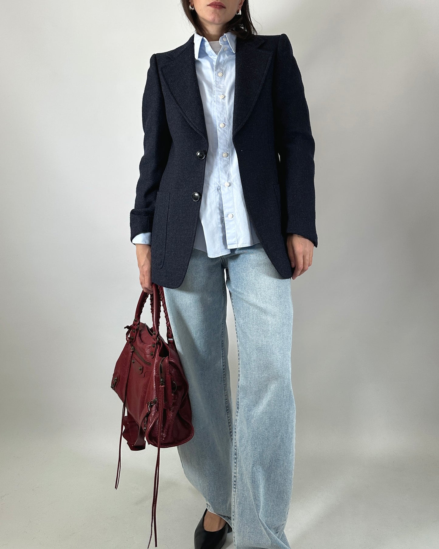 Slim fit blue blazer