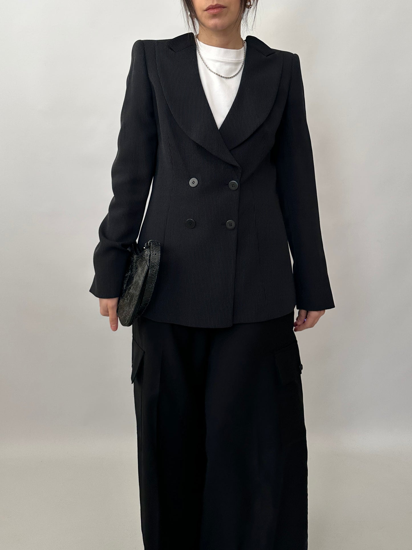 Giorgio Armani silk and wool blazer