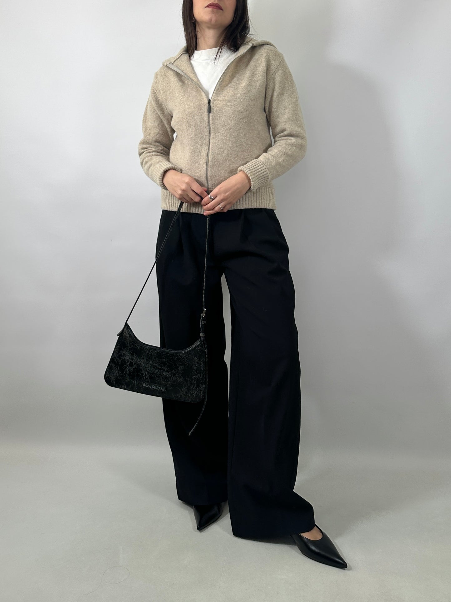 Soft Lambswool Zip Cardigan