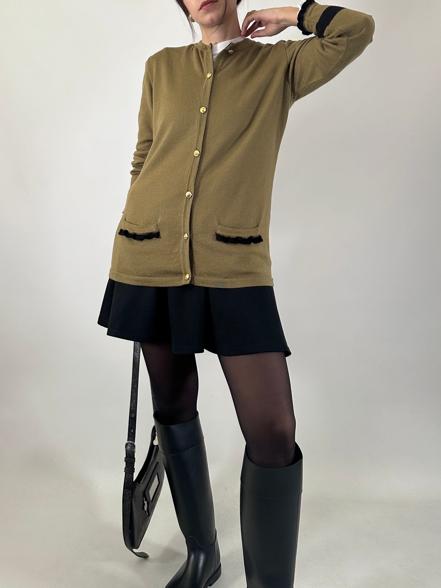 Vintage Roccobarocco merino cardigan - new with tag