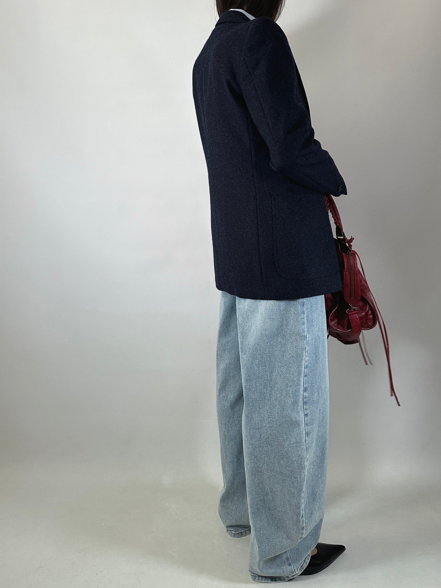 Slim fit blue blazer