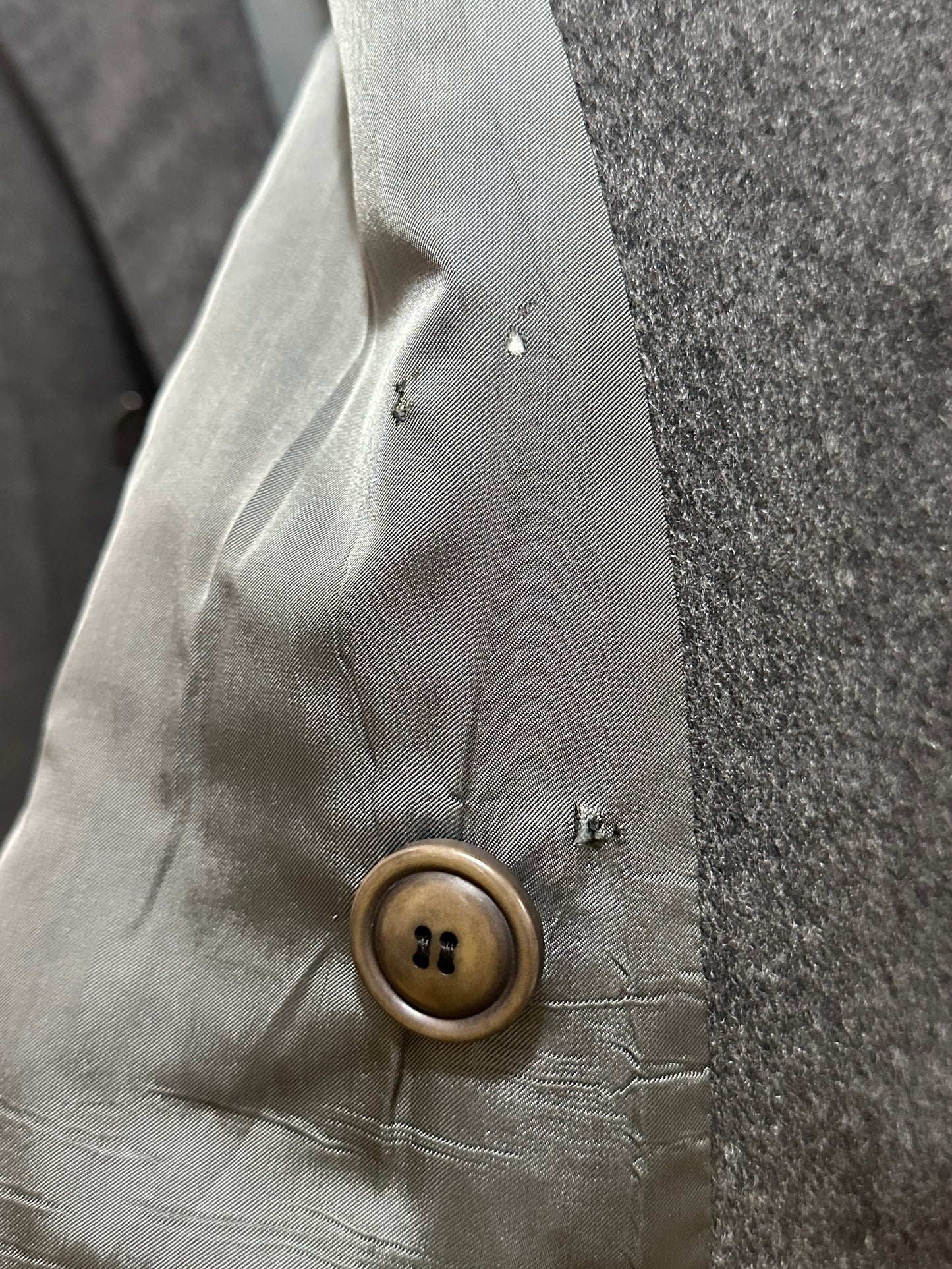 Vintage tailored double-breasted coat