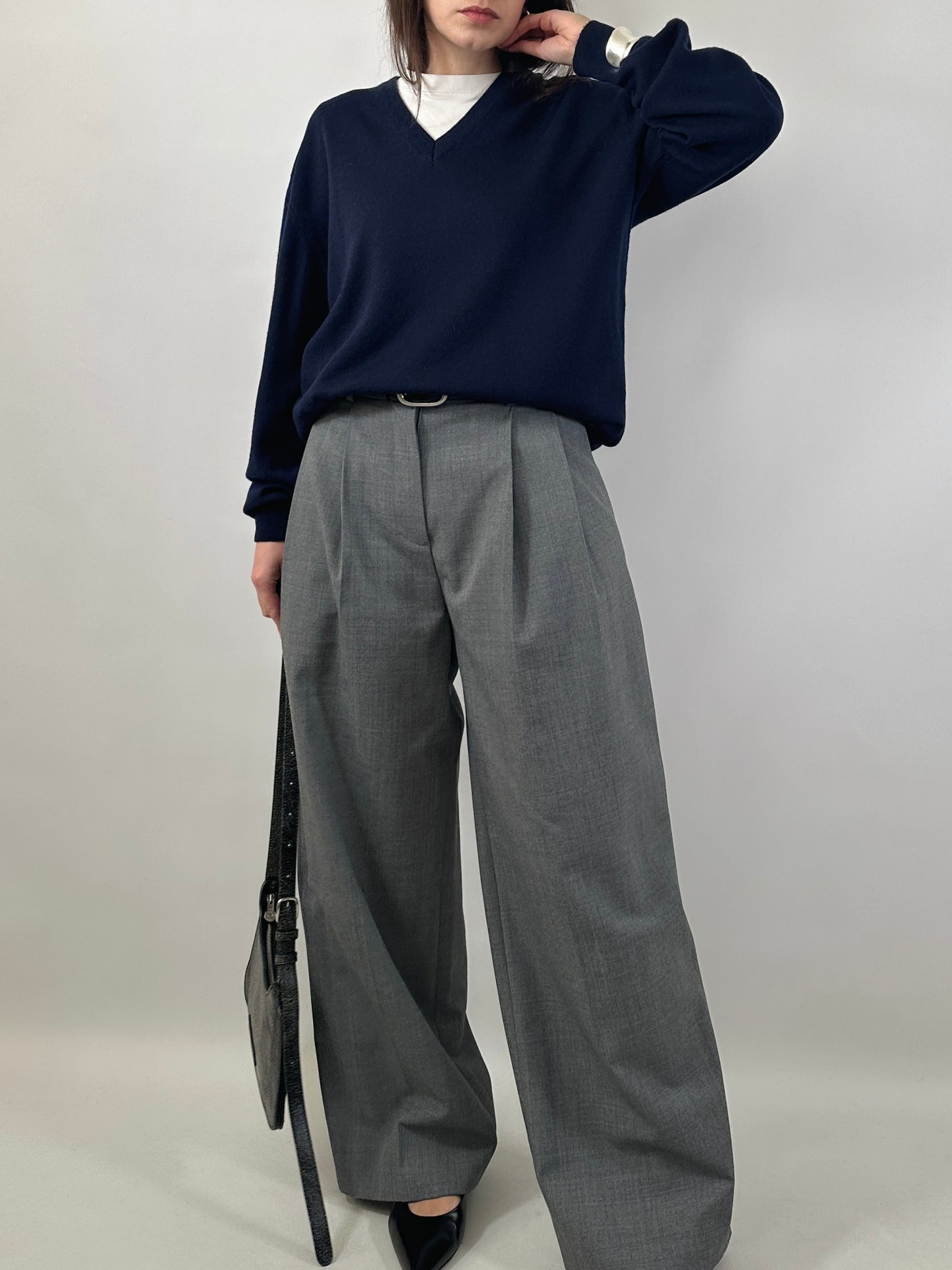 Relaxed Light Merino V-Neck Sweater