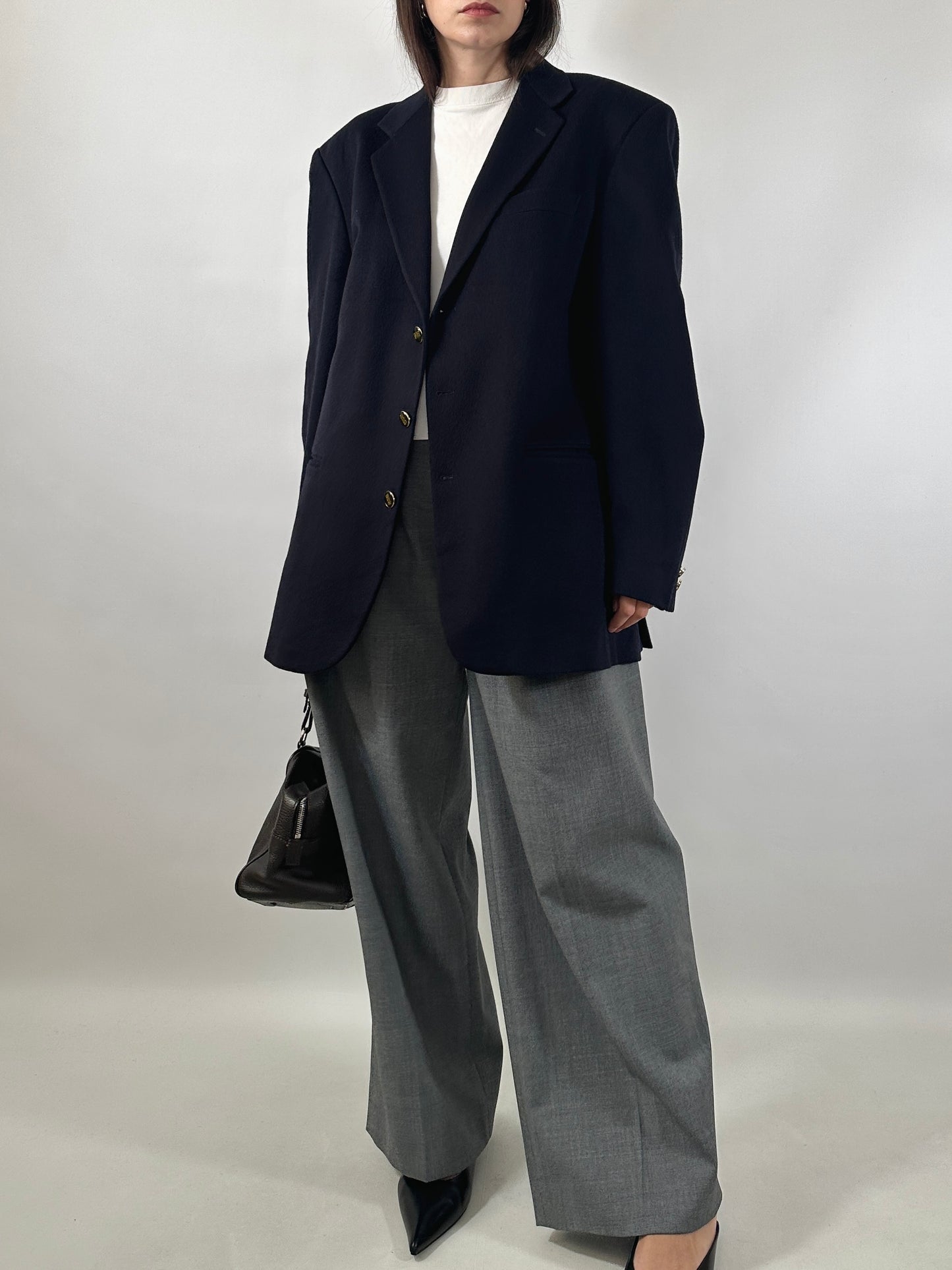 Soft Wool & Cashmere Blend Blazer