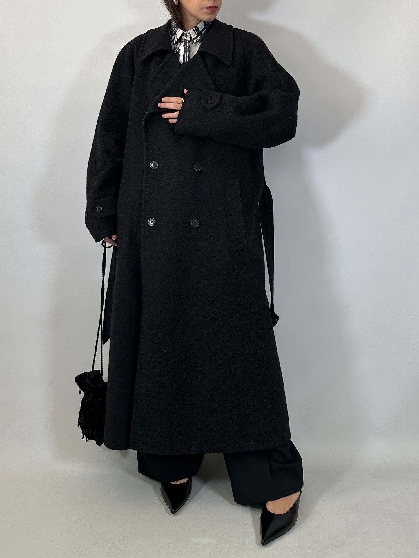 Pierre Cardin Vintage Wool & Cashmere Long Coat