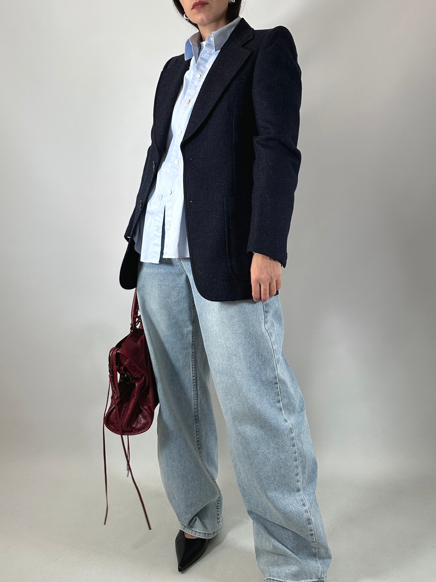 Slim fit blue blazer