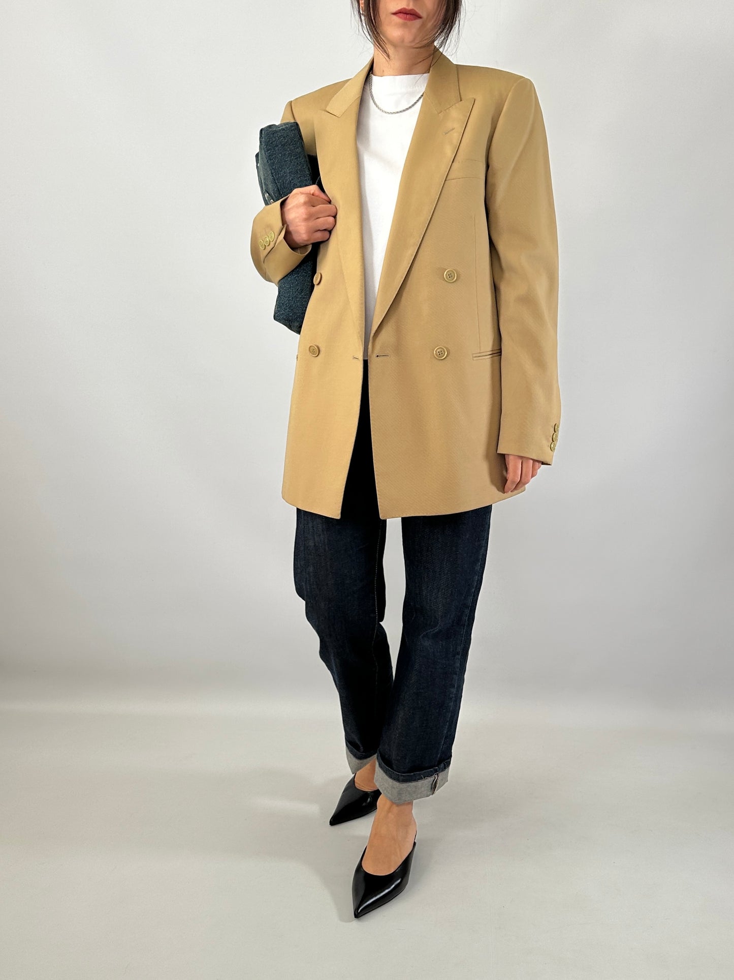 Double-breasted vintage blazer