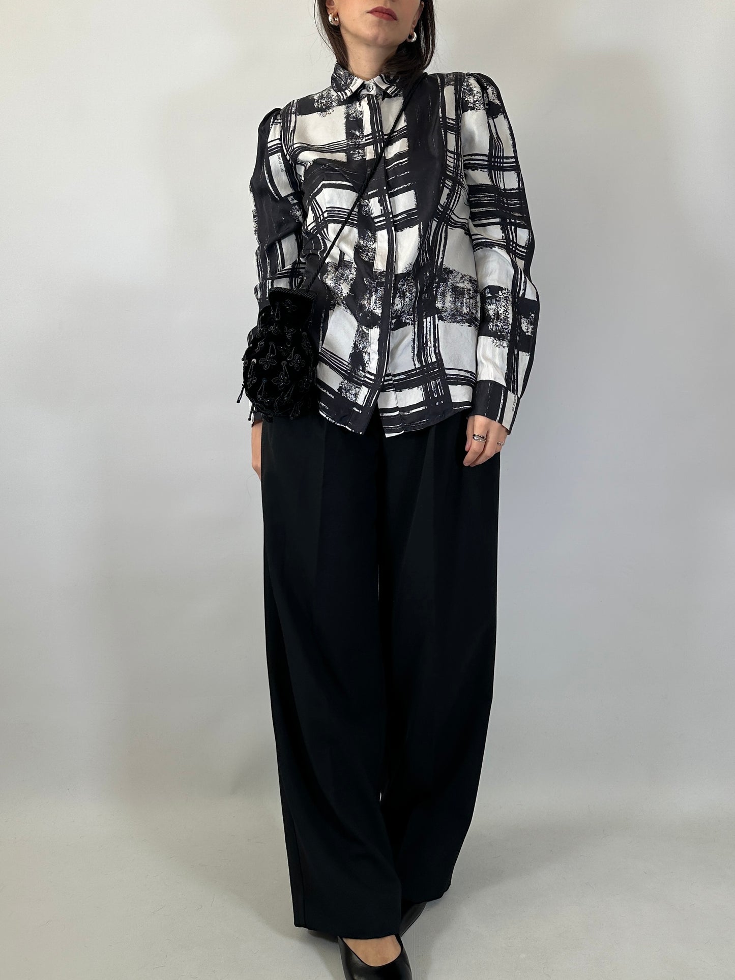 Ferré Vintage Silk Printed Shirt