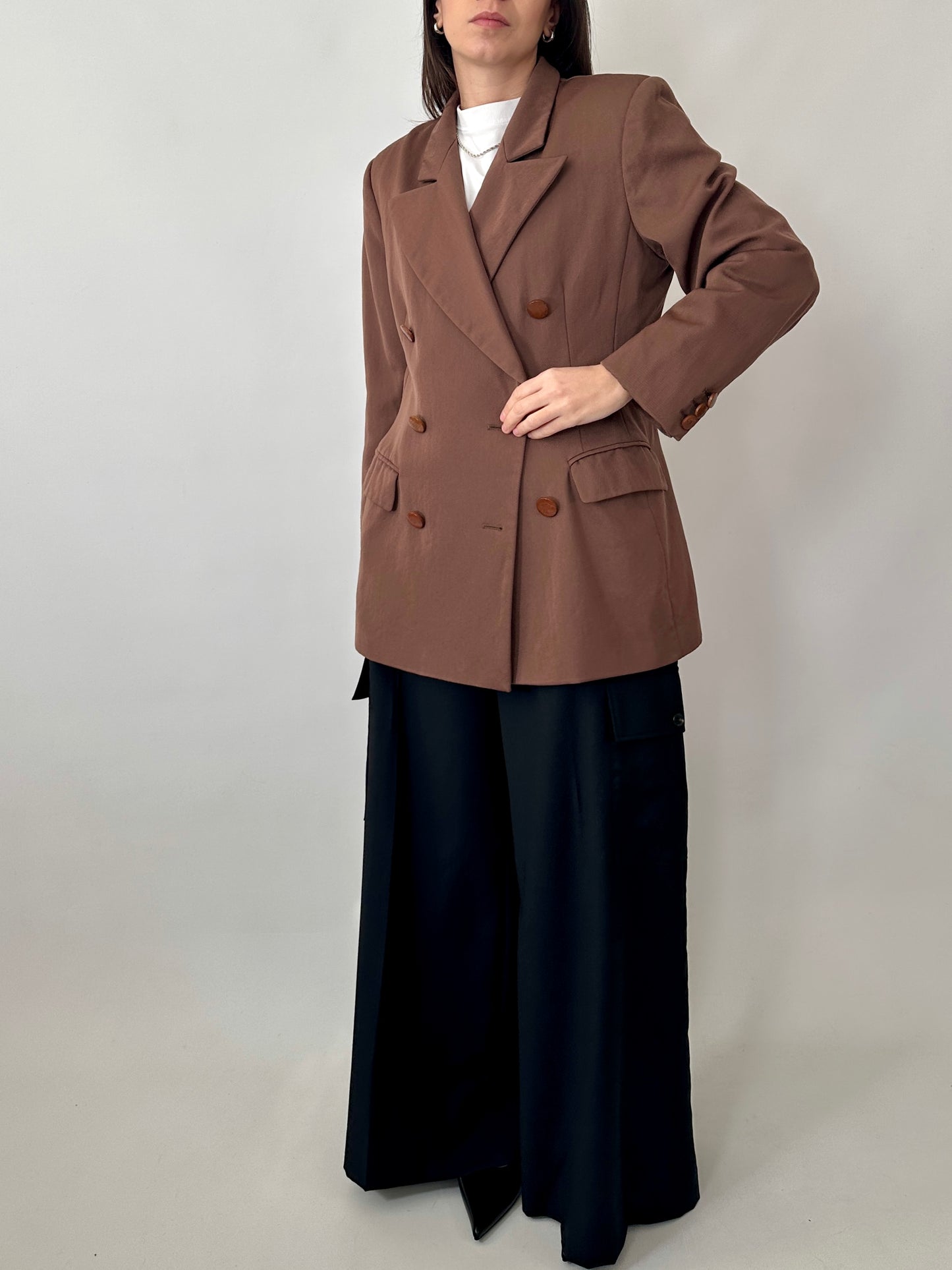 Sportmax chocolate blazer