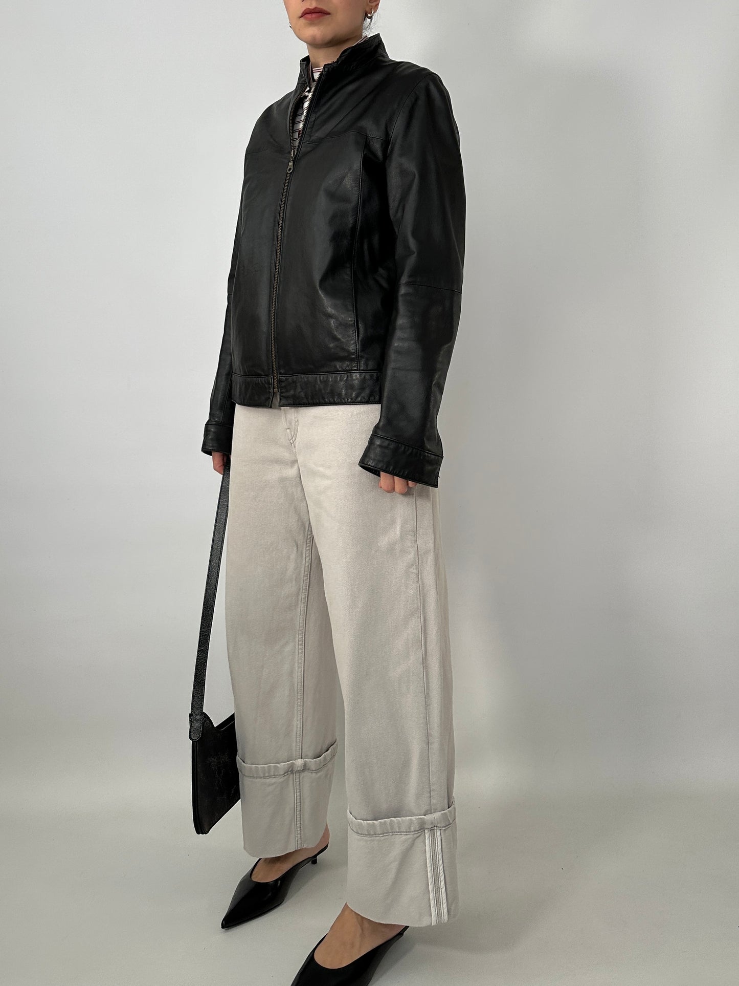 Genuine lambskin leather jacket