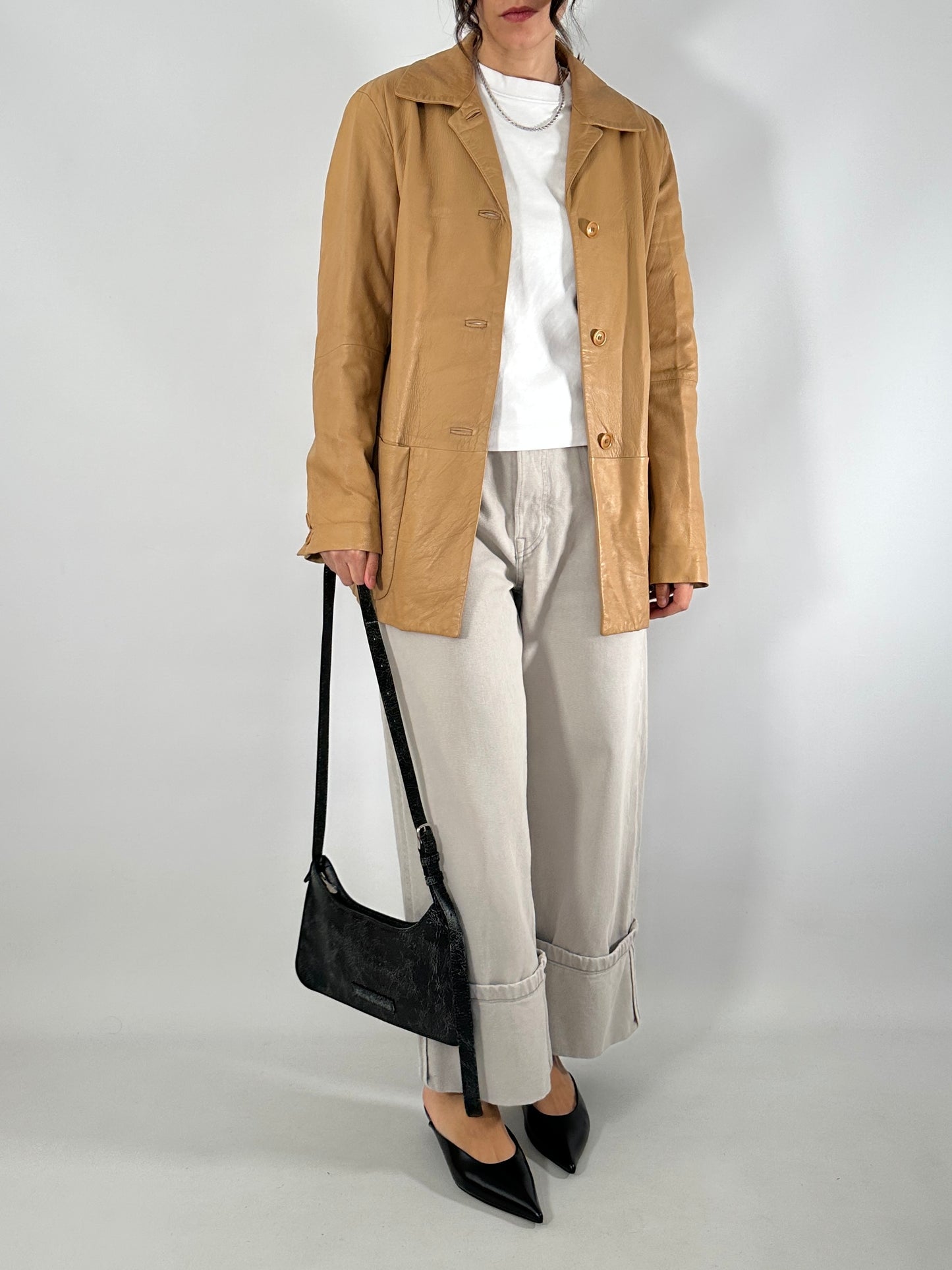 Vintage Marella soft leather jacket