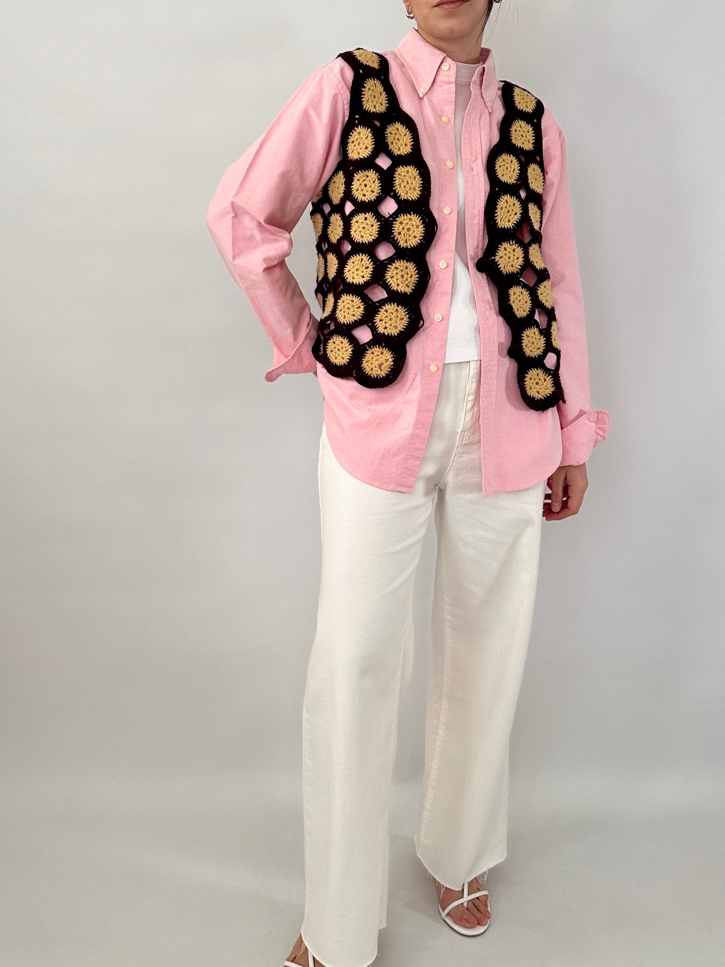 Handmade crochet vest