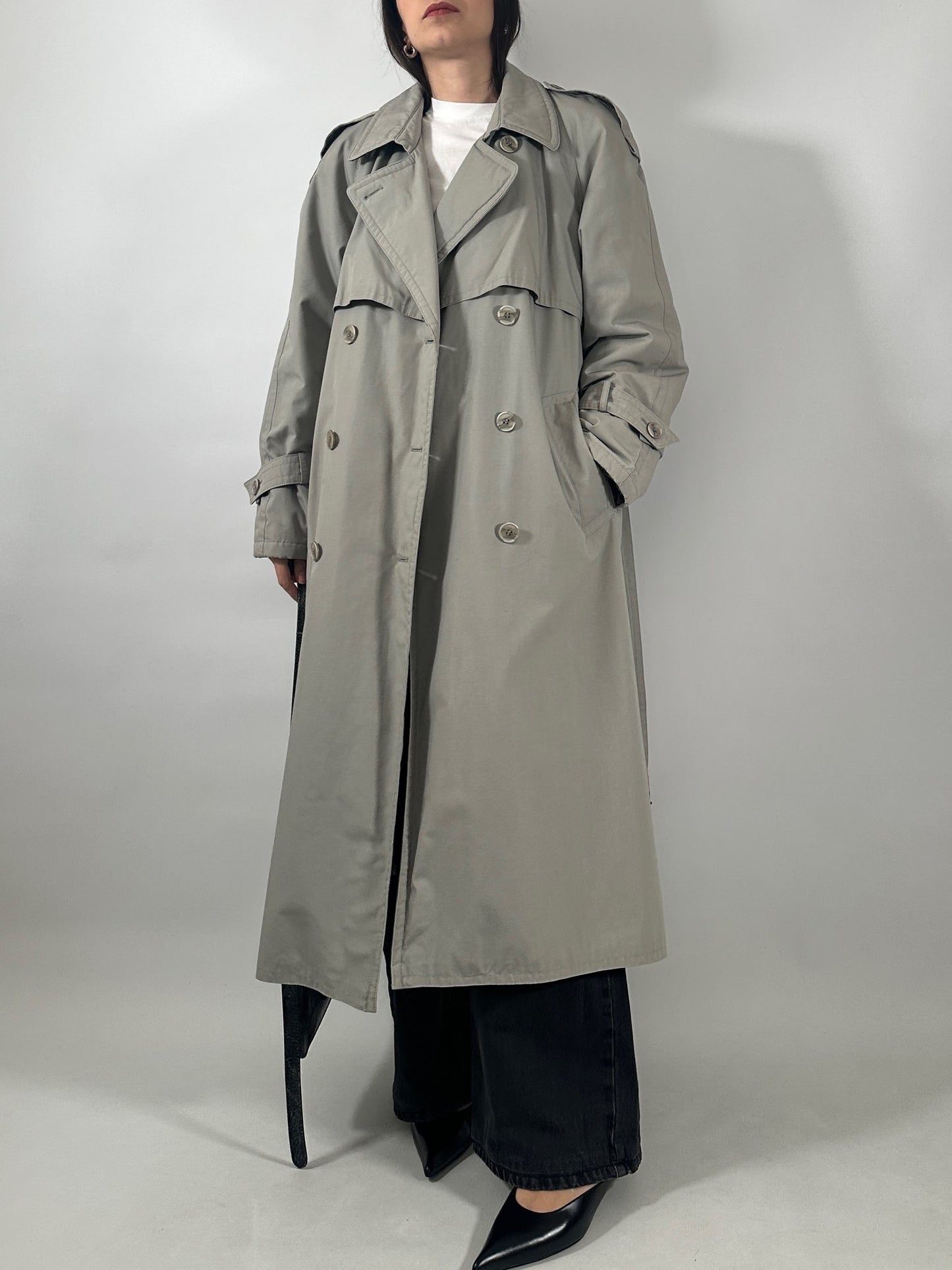 Vintage Trench Coat with Removable Lining