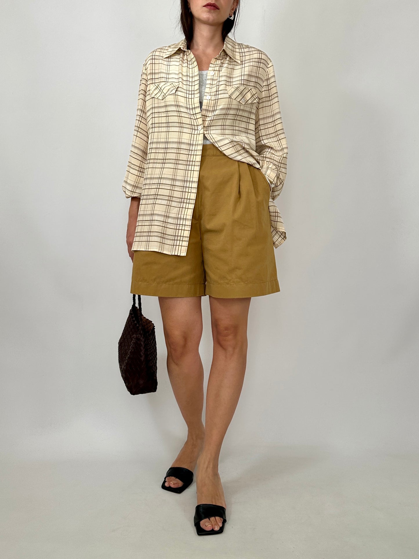 Tailored Cotton Bermuda Shorts