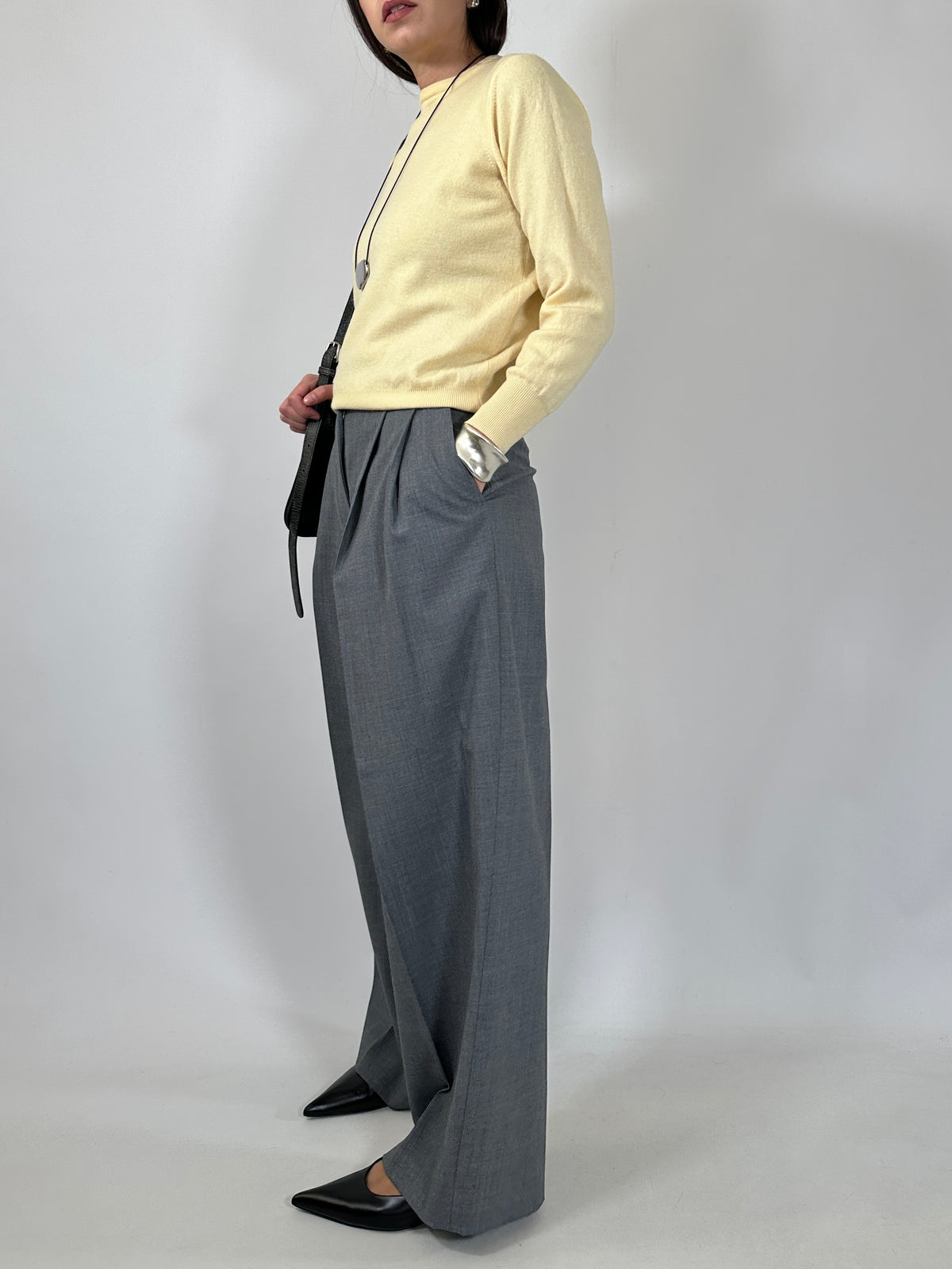 Butter Yellow Lambswool Sweater