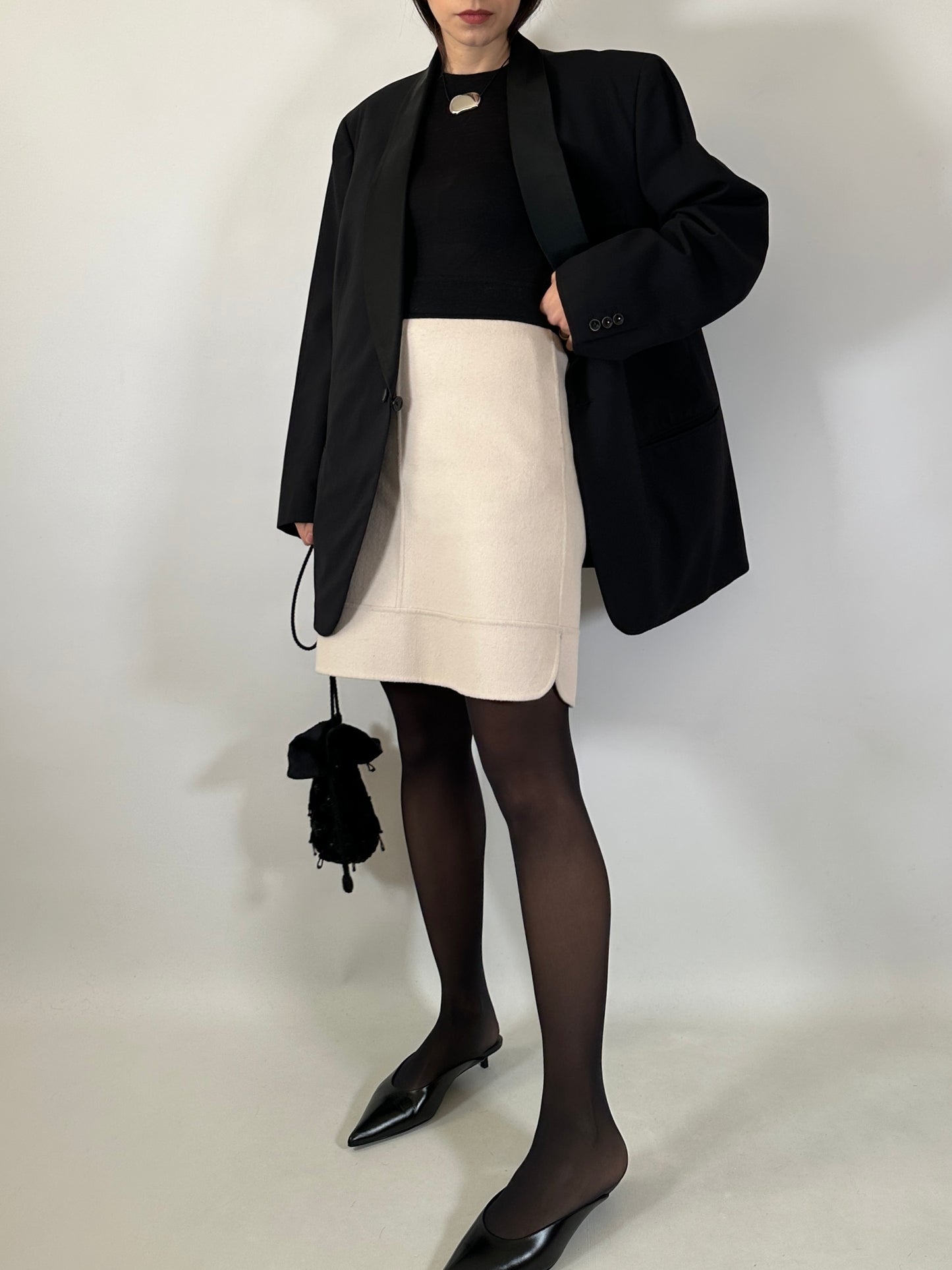 Max Mara Wool Mini Skirt
