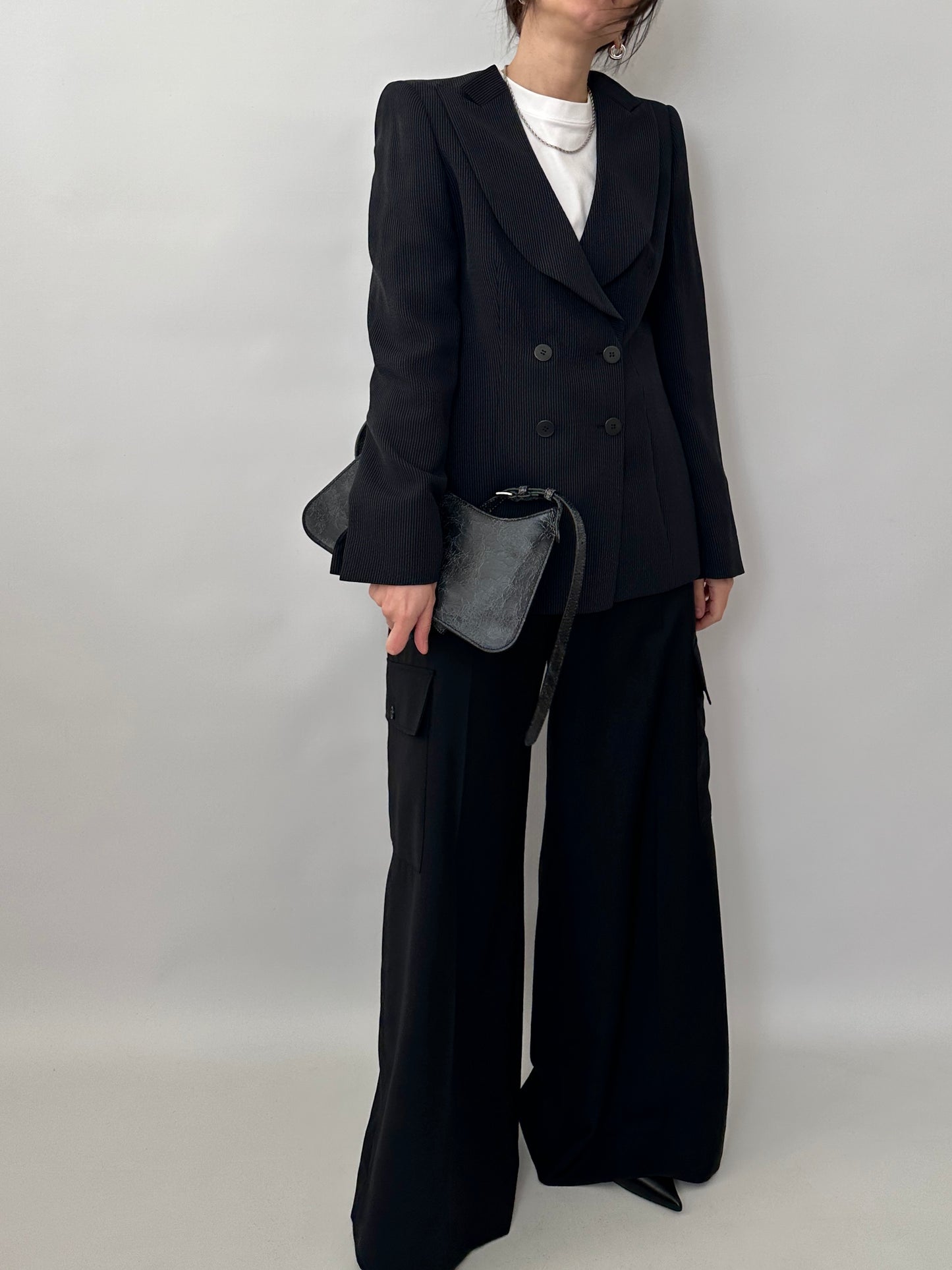 Giorgio Armani silk and wool blazer