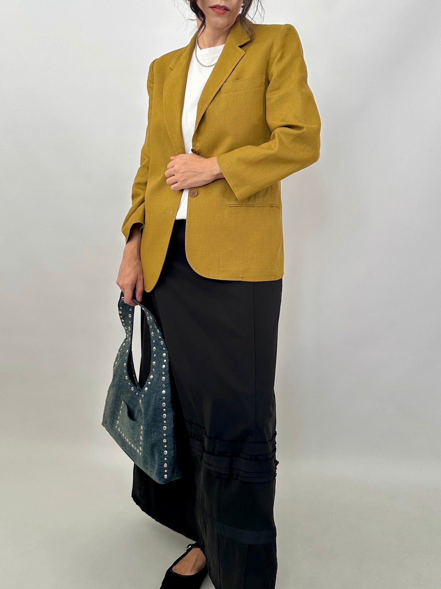 Marella vintage linen blazer