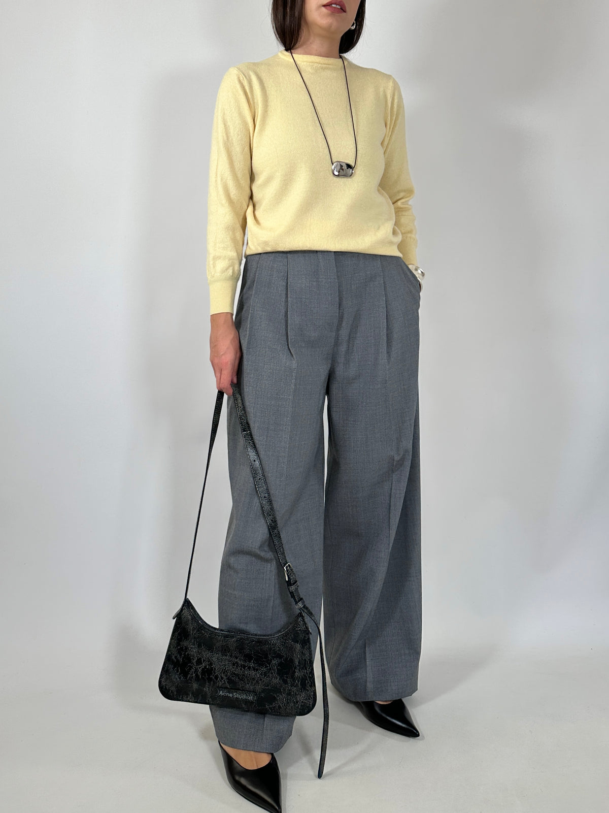 Butter Yellow Lambswool Sweater