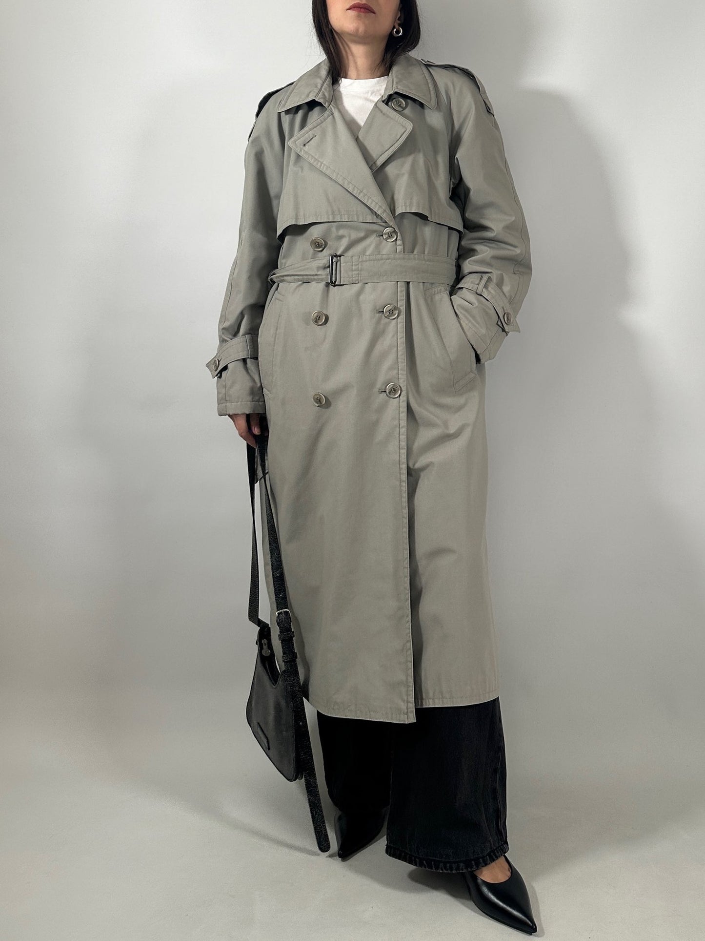 Vintage Trench Coat with Removable Lining