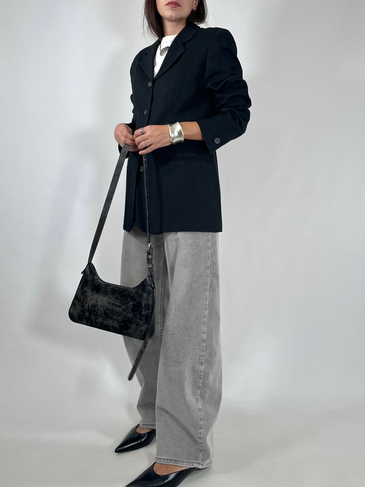 Marella Vintage Silk & Wool Blazer